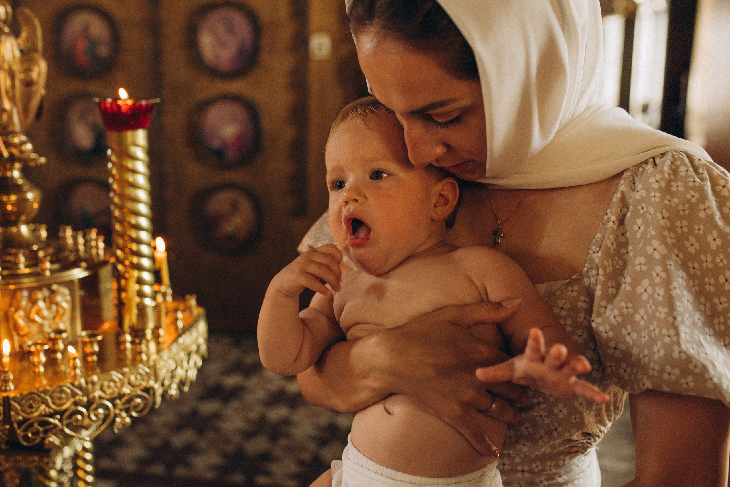 Крещение Марии. Семейный фотограф в Обнинске