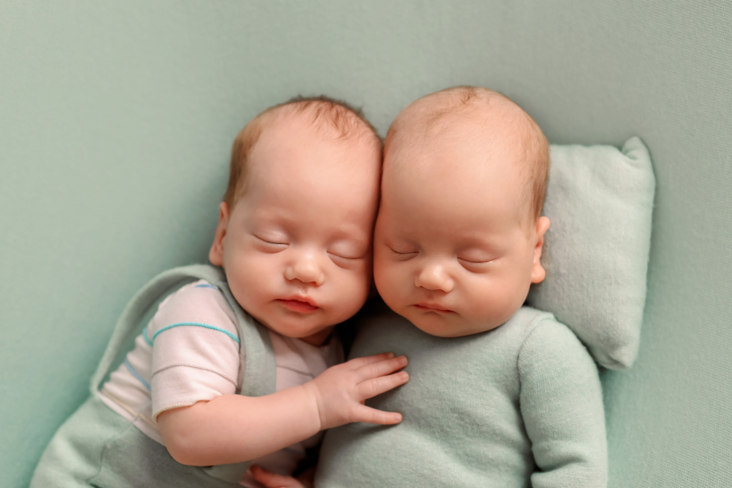 Артем и Дмитрий 1 месяц 1 день. Семейный фотограф и фотограф новорожденных в Санкт-Петербурге Алина Фе