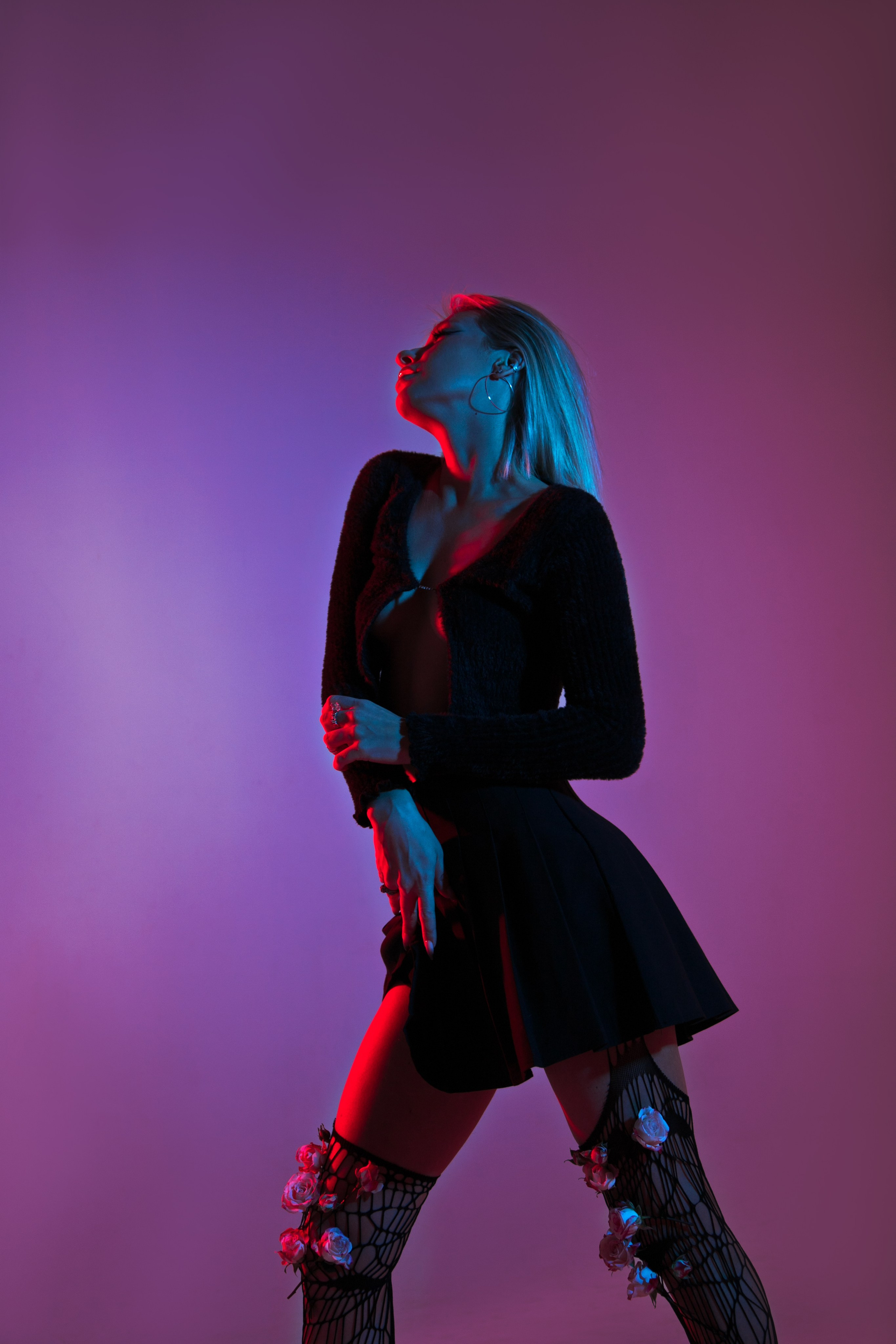 Женская фотосессия в фотостудии. Профессиональный фотограф в Москве