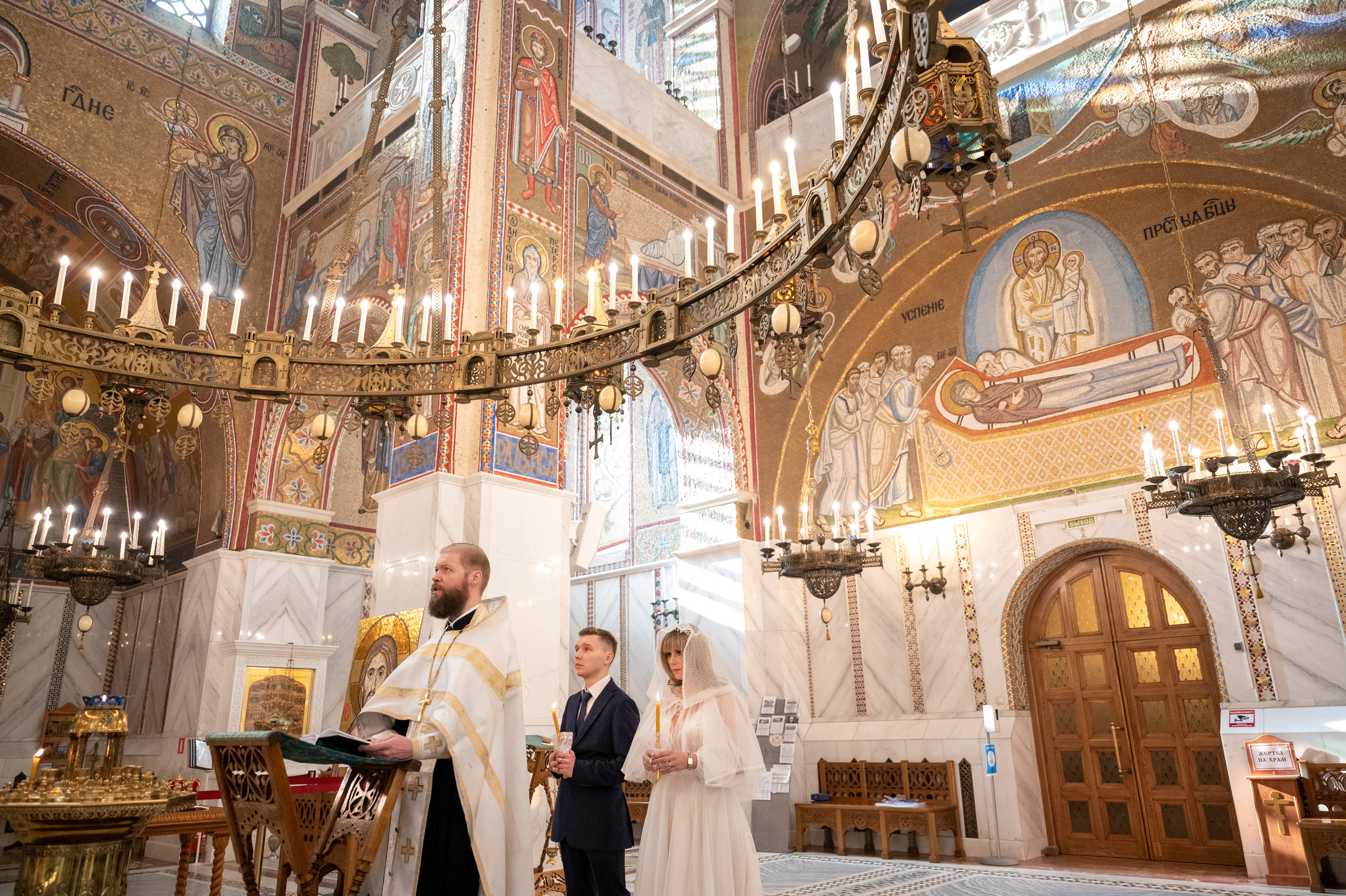 Венчание Сергея и Светланы. Свадебный и семейный Фотограф в Москве Александр Березин