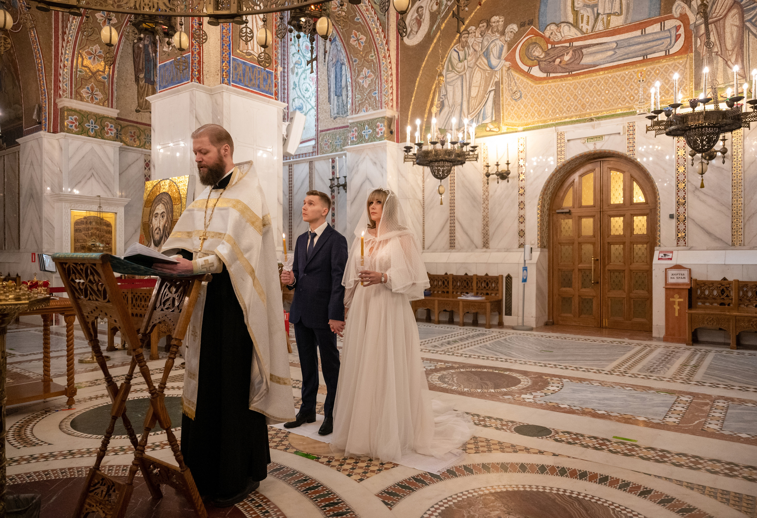 Венчание Сергея и Светланы. Свадебный и семейный Фотограф в Москве Александр Березин