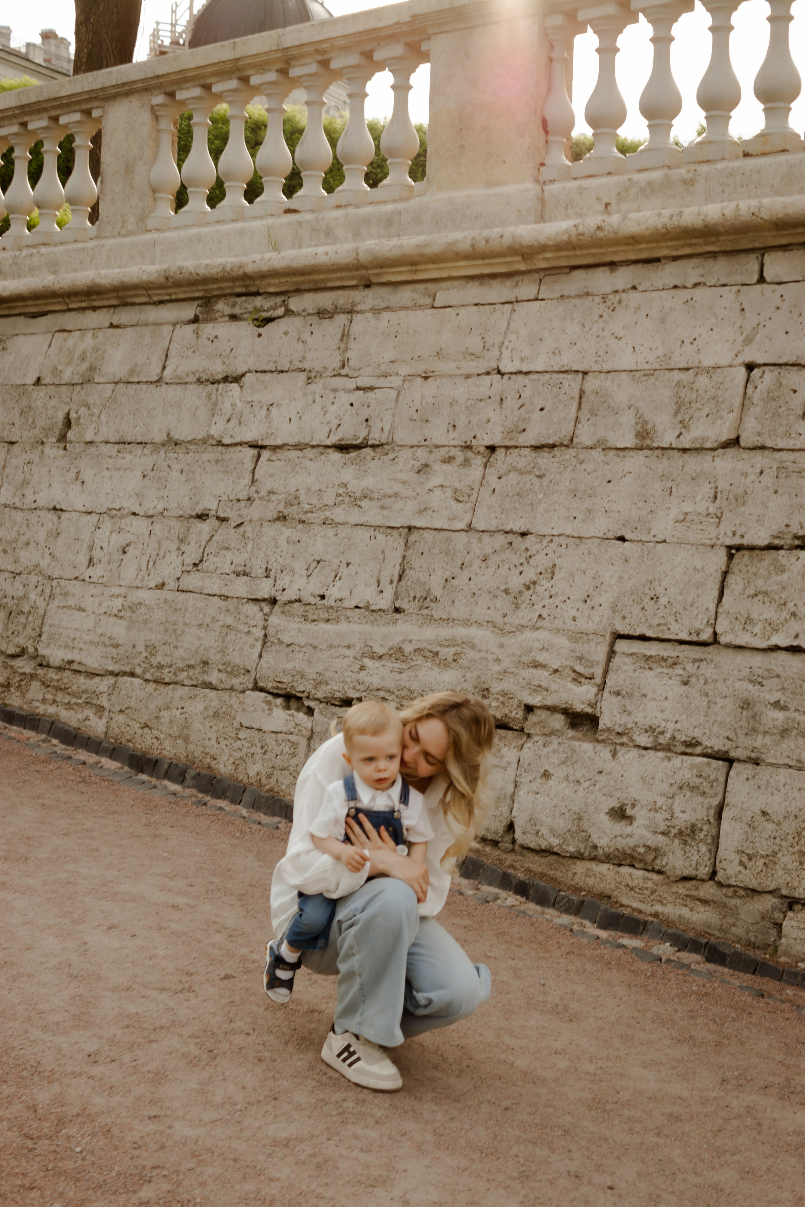 Аня с сыном Сашей