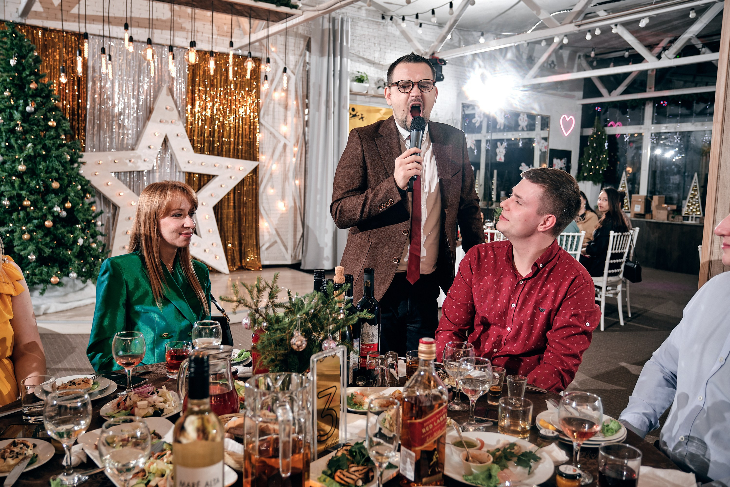 Новогодний корпоратив управляющей компании Италиан Пицца. Event агентство PAPRIKA в Екатеринбурге