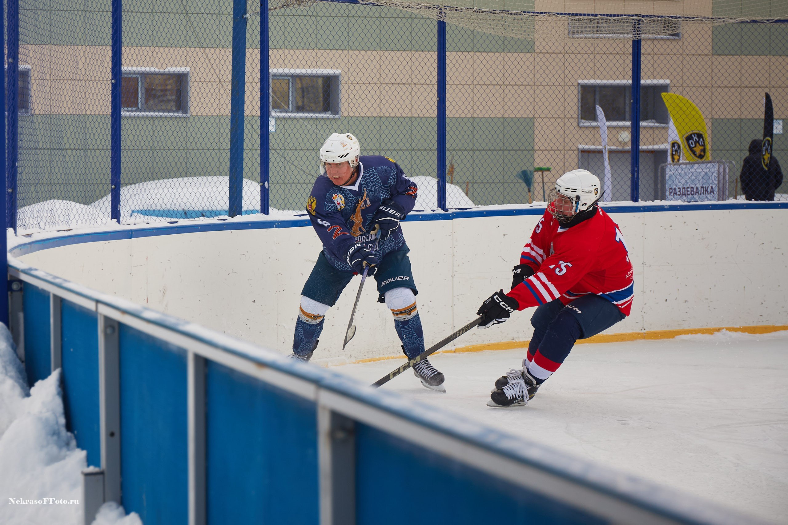 Турнир по хоккею «Русская классика» в рамках Офицерской хоккейной лиги. Спортивный фотограф Некрасов Денис
