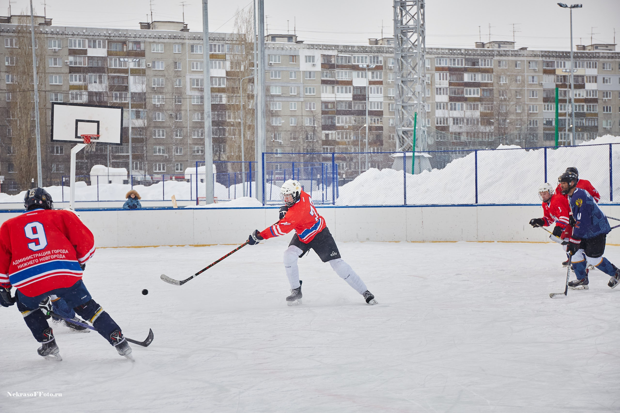 Турнир по хоккею «Русская классика» в рамках Офицерской хоккейной лиги. Спортивный фотограф Некрасов Денис