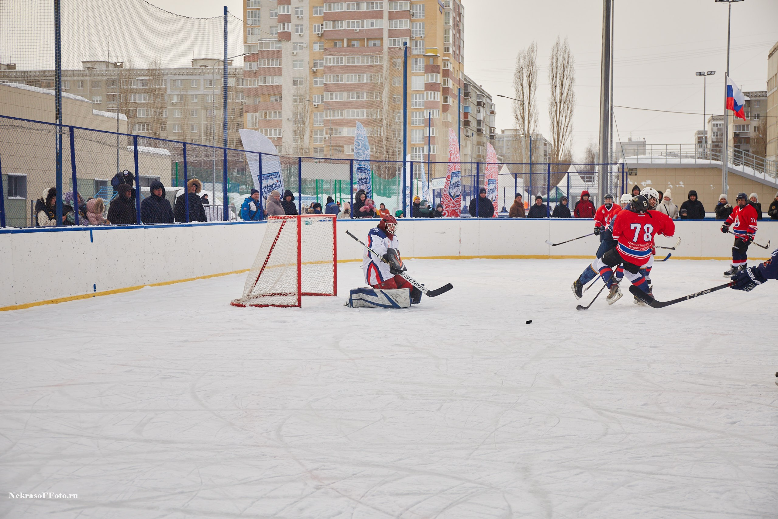 Турнир по хоккею «Русская классика» в рамках Офицерской хоккейной лиги. Спортивный фотограф Некрасов Денис