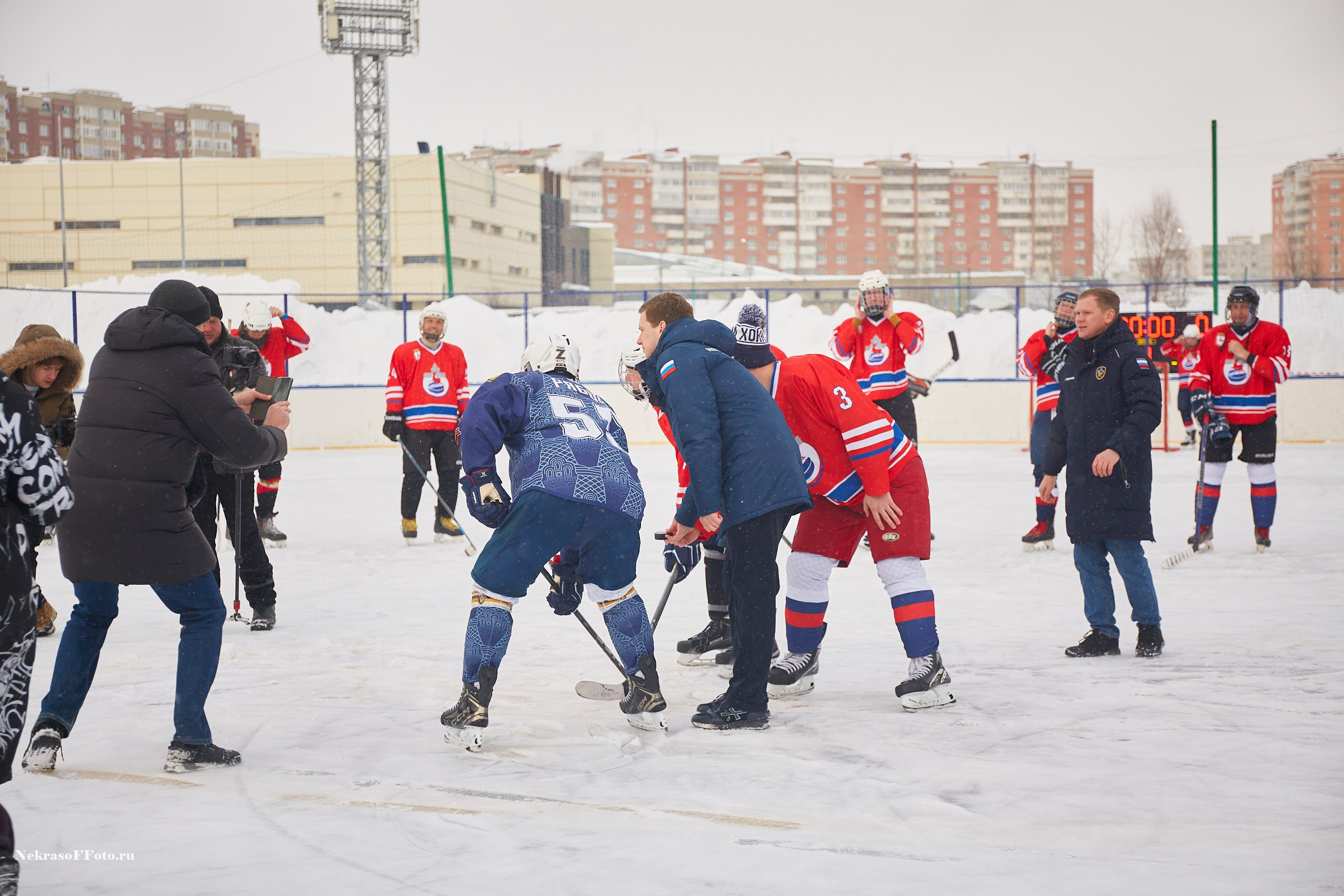 Турнир по хоккею «Русская классика» в рамках Офицерской хоккейной лиги. Спортивный фотограф Некрасов Денис