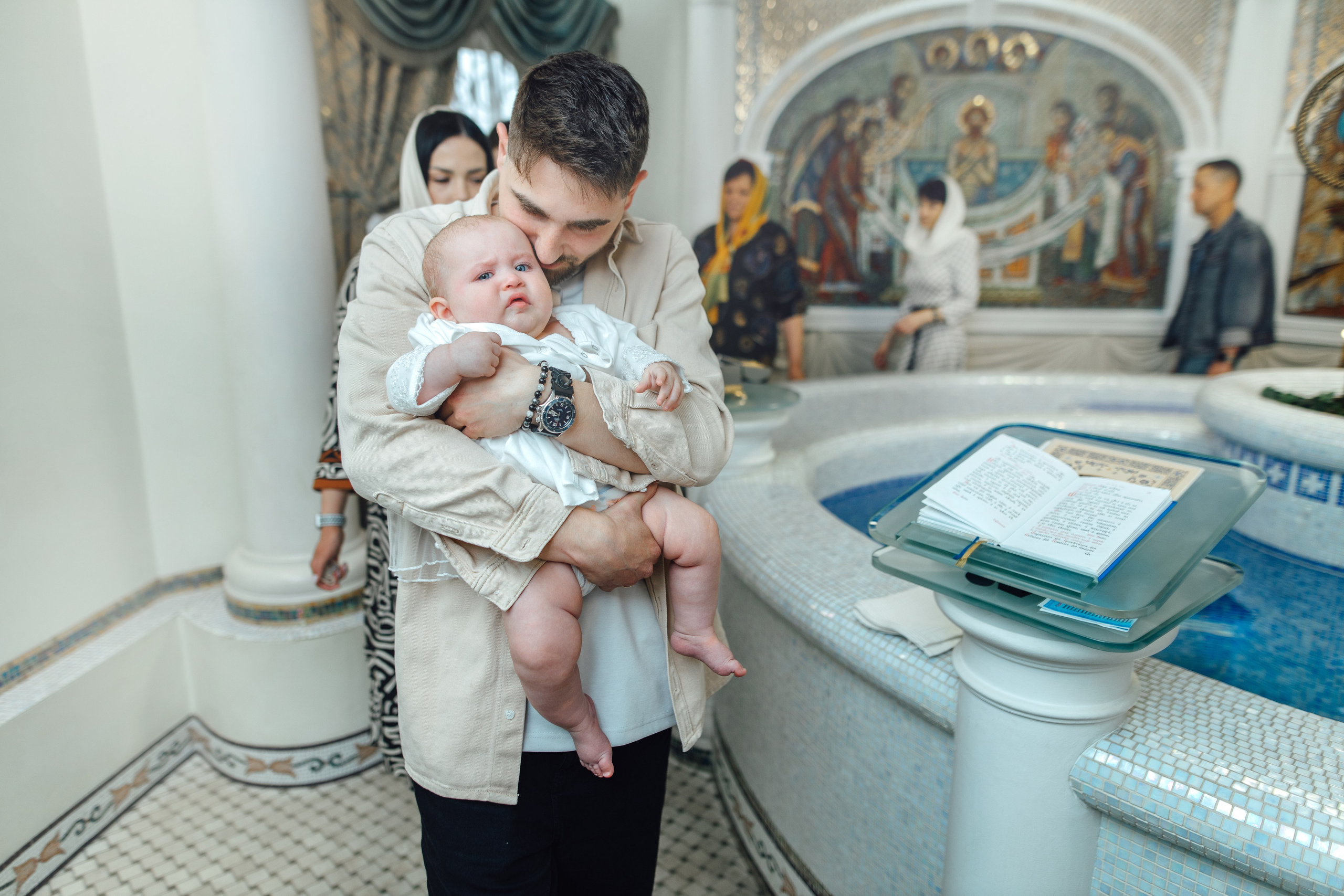 Таинство крещения Софии, апрель 2024