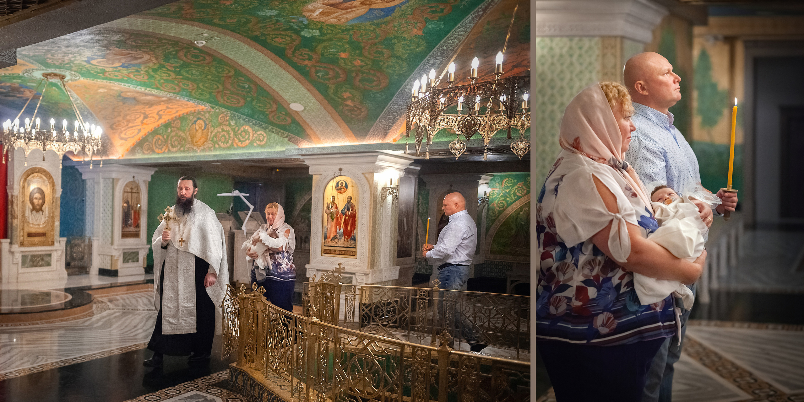 Крещение Эммы. Детский и семейный фотограф в Москве Вера Орлова