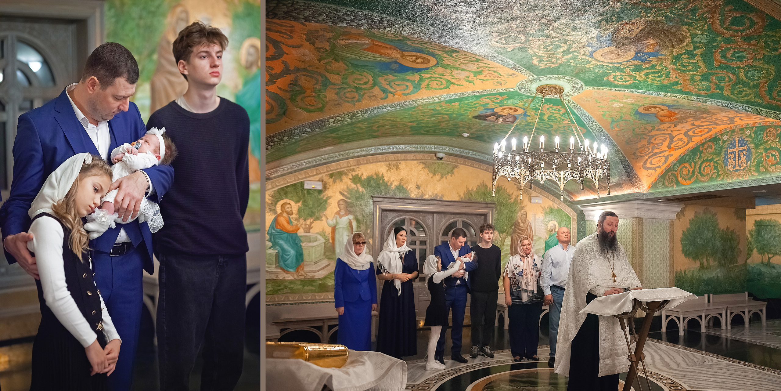 Крещение Эммы. Детский и семейный фотограф в Москве Вера Орлова