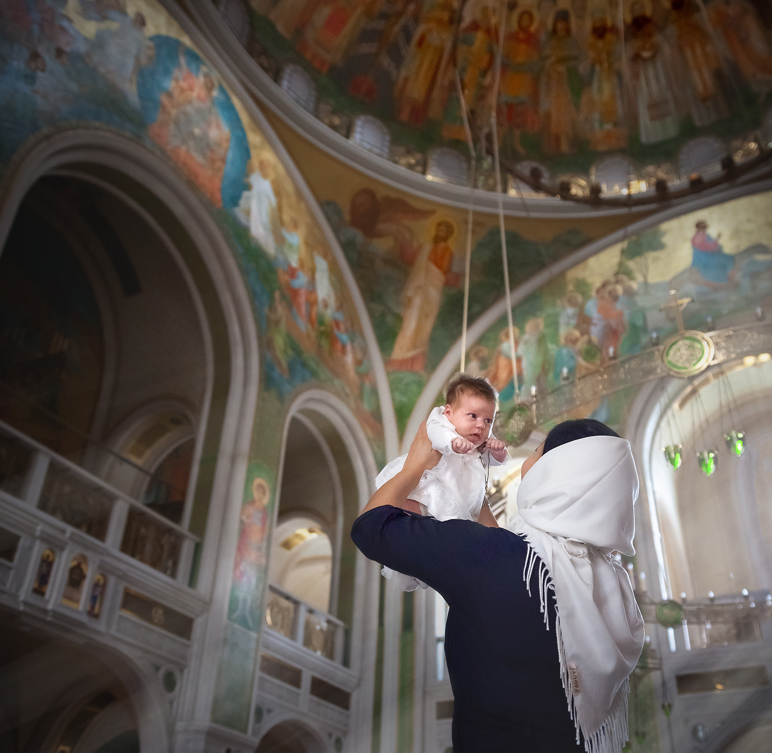 Крещение Эммы. Детский и семейный фотограф в Москве Вера Орлова