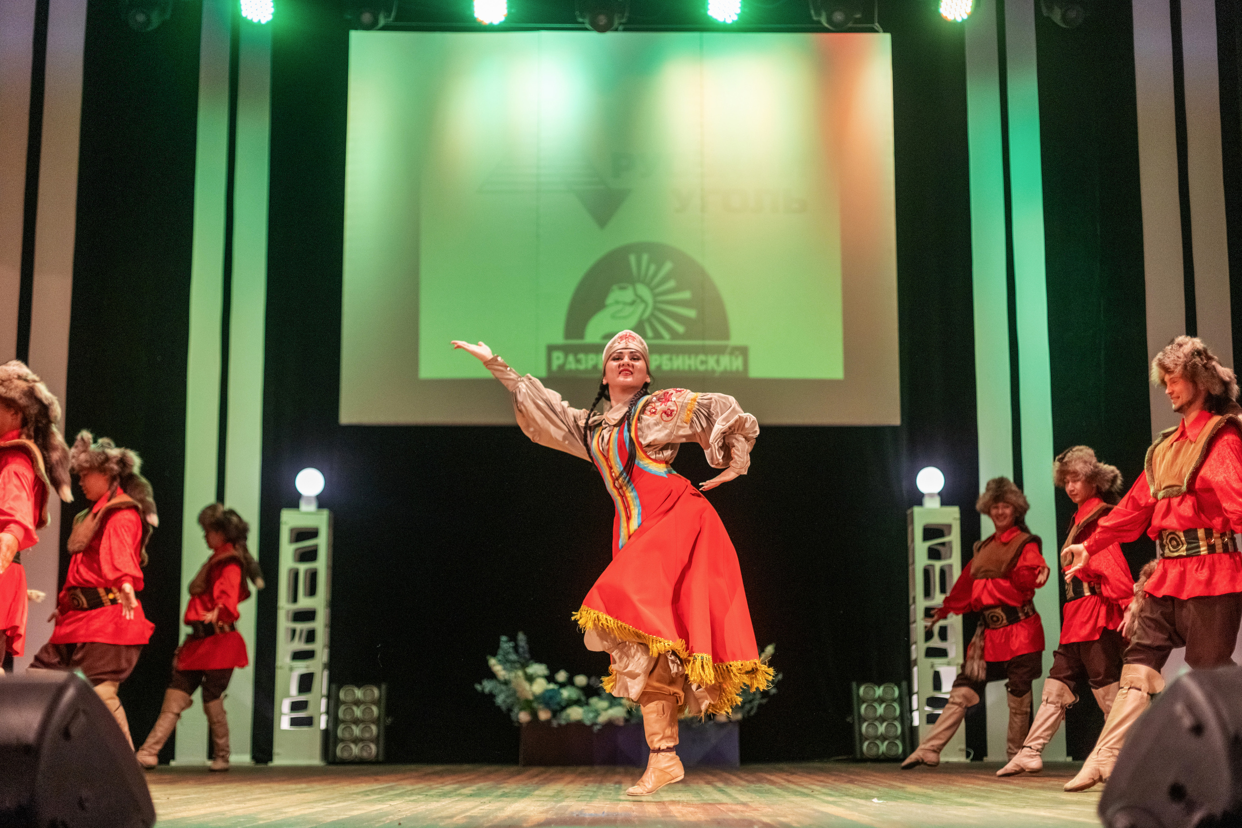 Награждение в честь Дня шахтера для разреза «Кирбинский». Организатор Романова Любовь