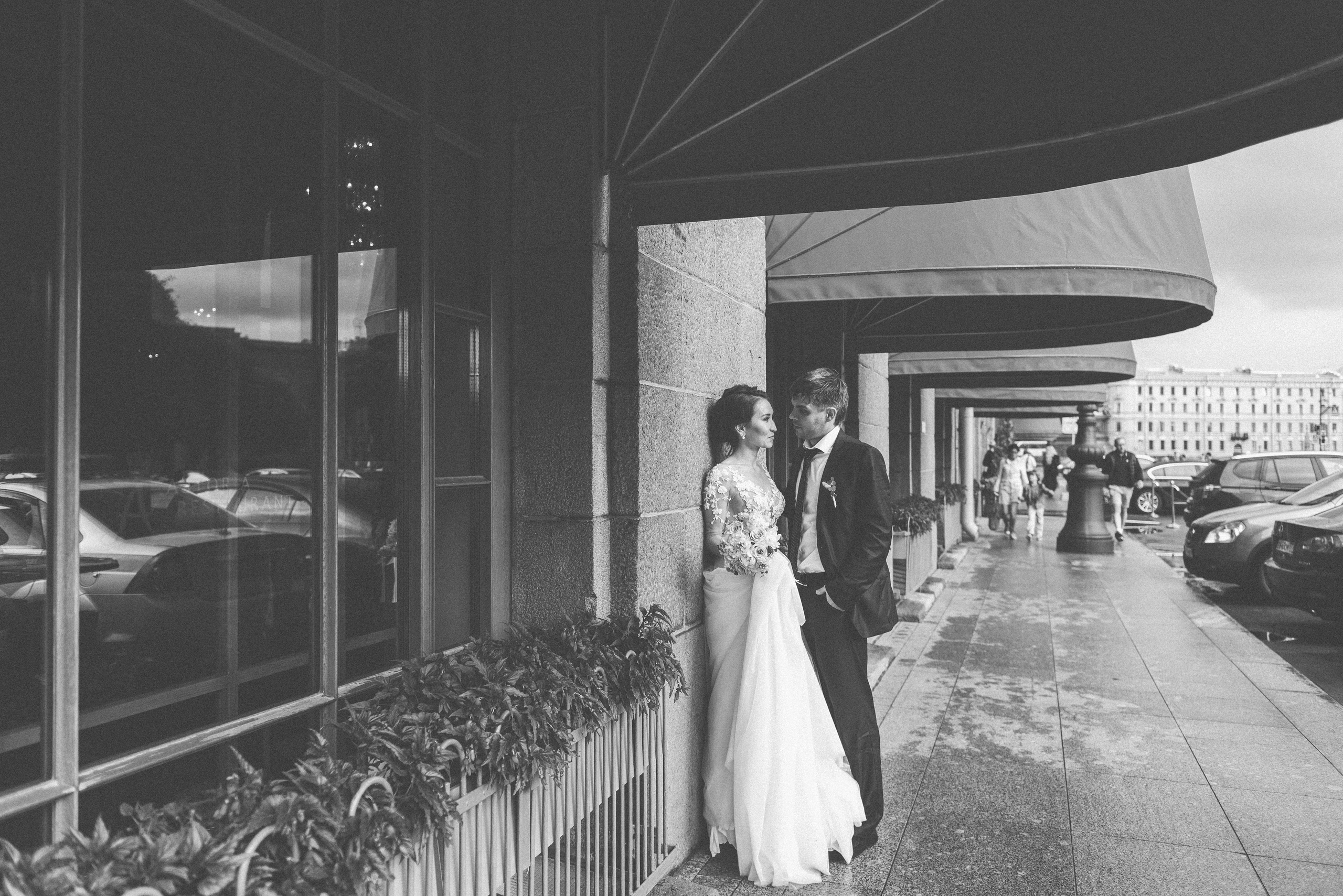 Свадьба для любителей ч/б фото. Артем и Айна. Свадебный и семейный фотограф София Невская