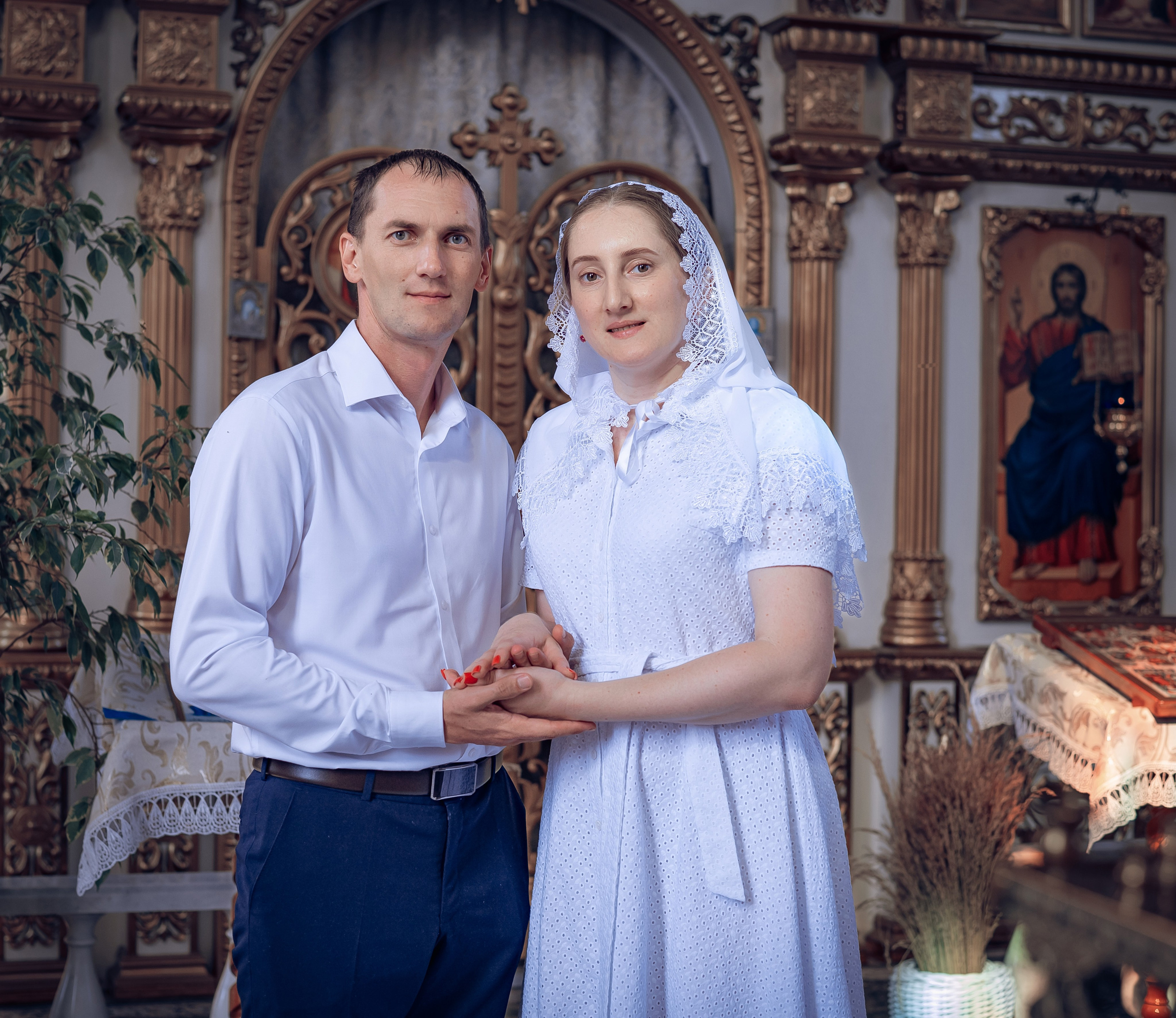 Крещение Егора в Воскресенско-Никольском раме. Фотографы крещения/венчания  Красноярск Татьяна и Вячеслав Переваловы