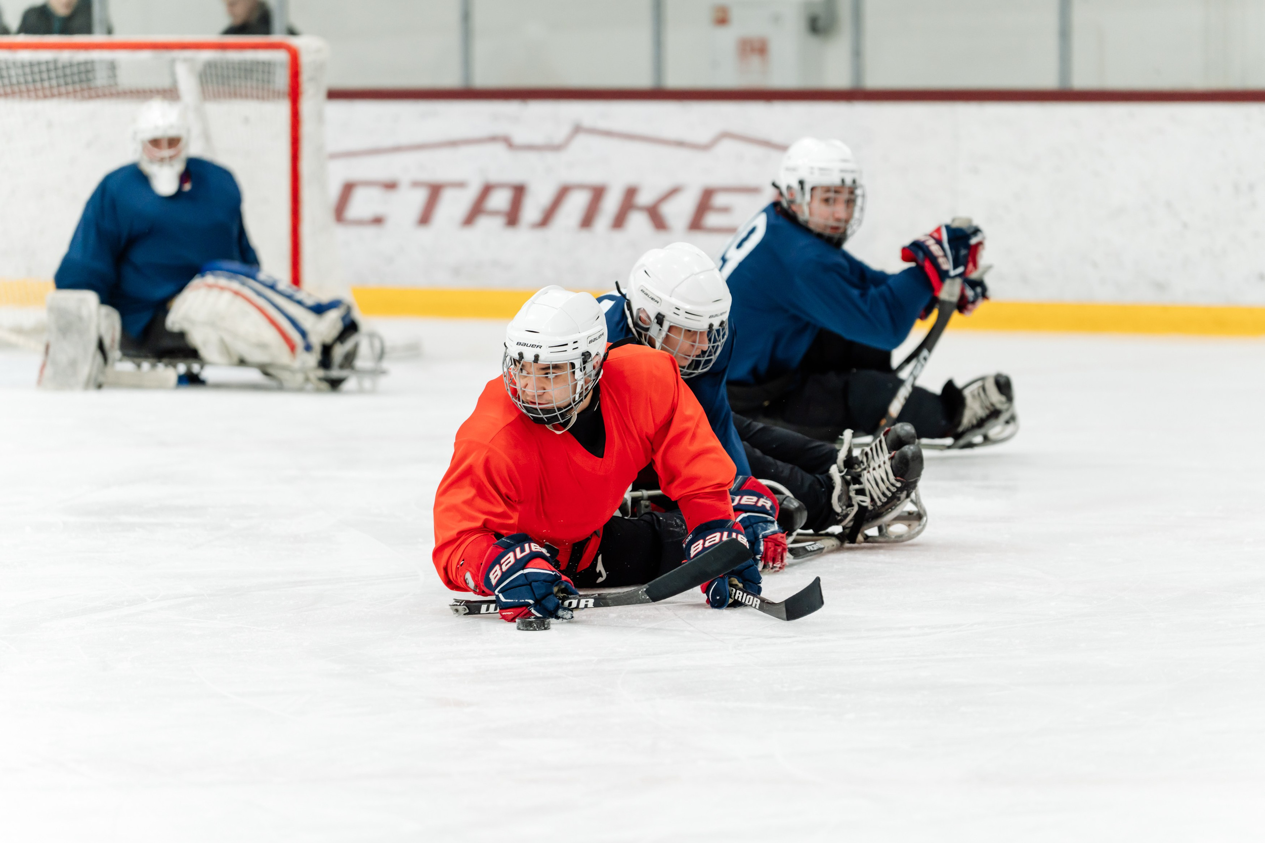 Игра в следж хоккей приуроченная 23.02.26 в арене Сталкер