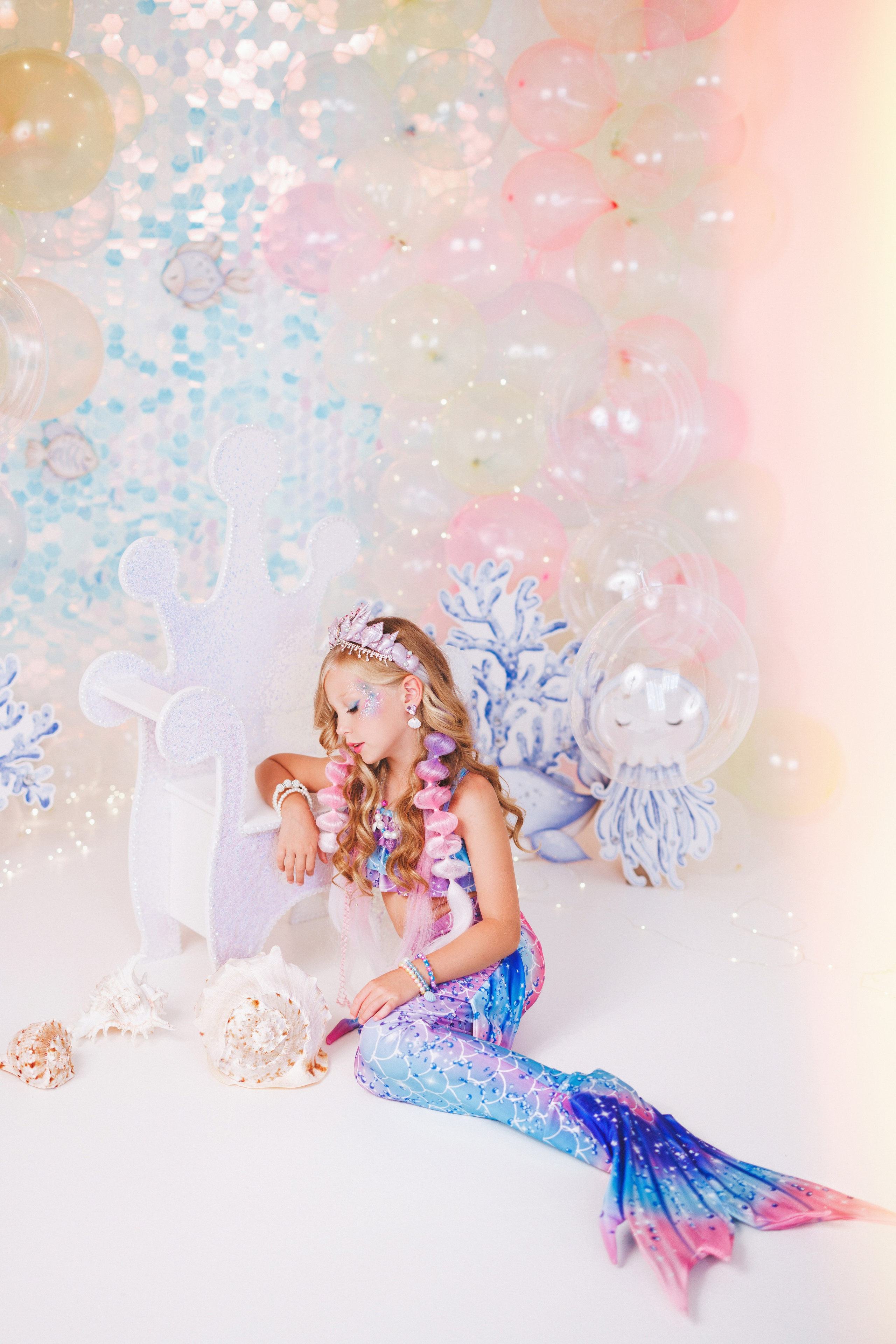 Детская фотосессия в образе «РУСАЛОЧКА», город Краснодар. Семейный и детский фотограф в Краснодаре Анна Трашкова