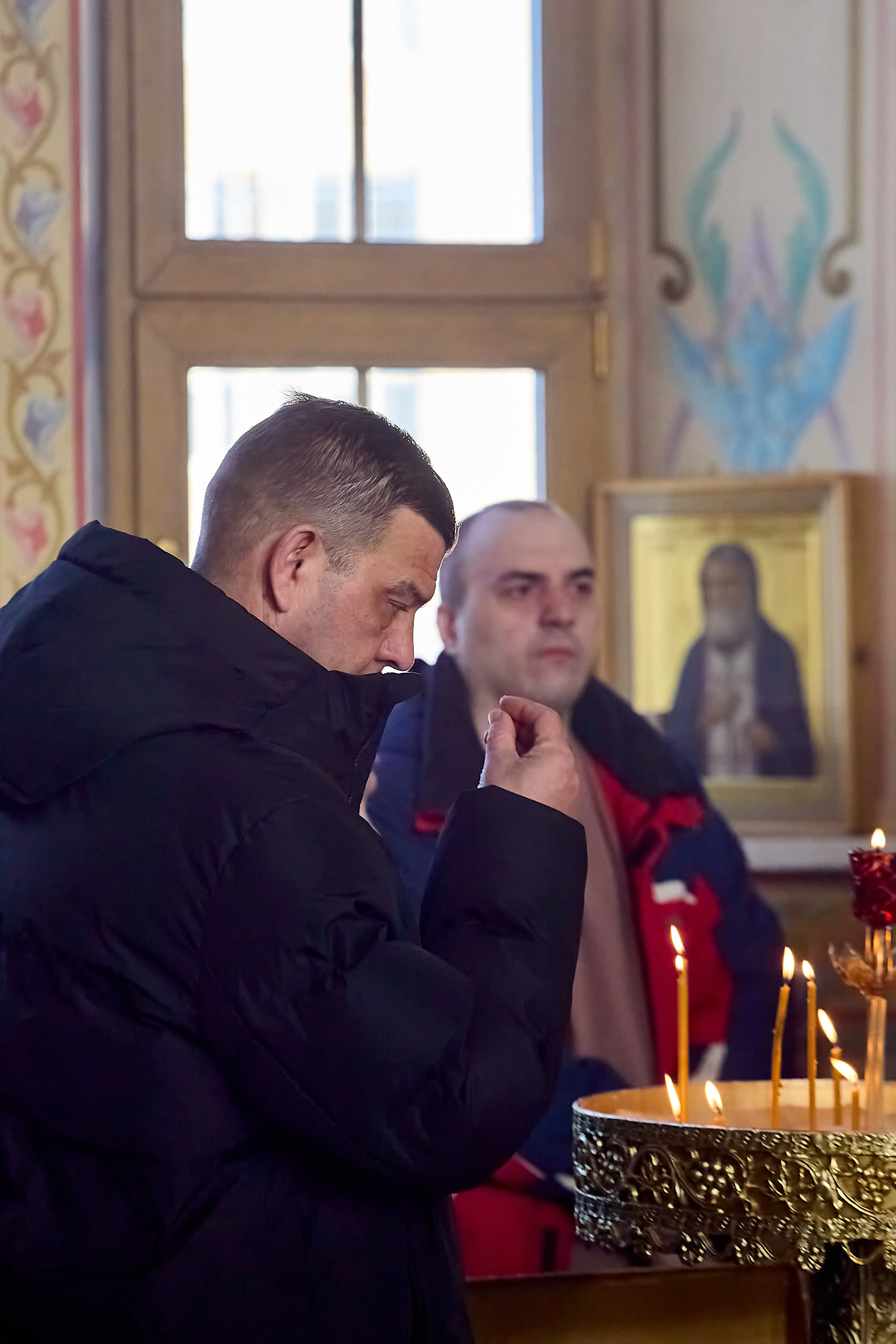 Портрет мужчины на празднике Сретения