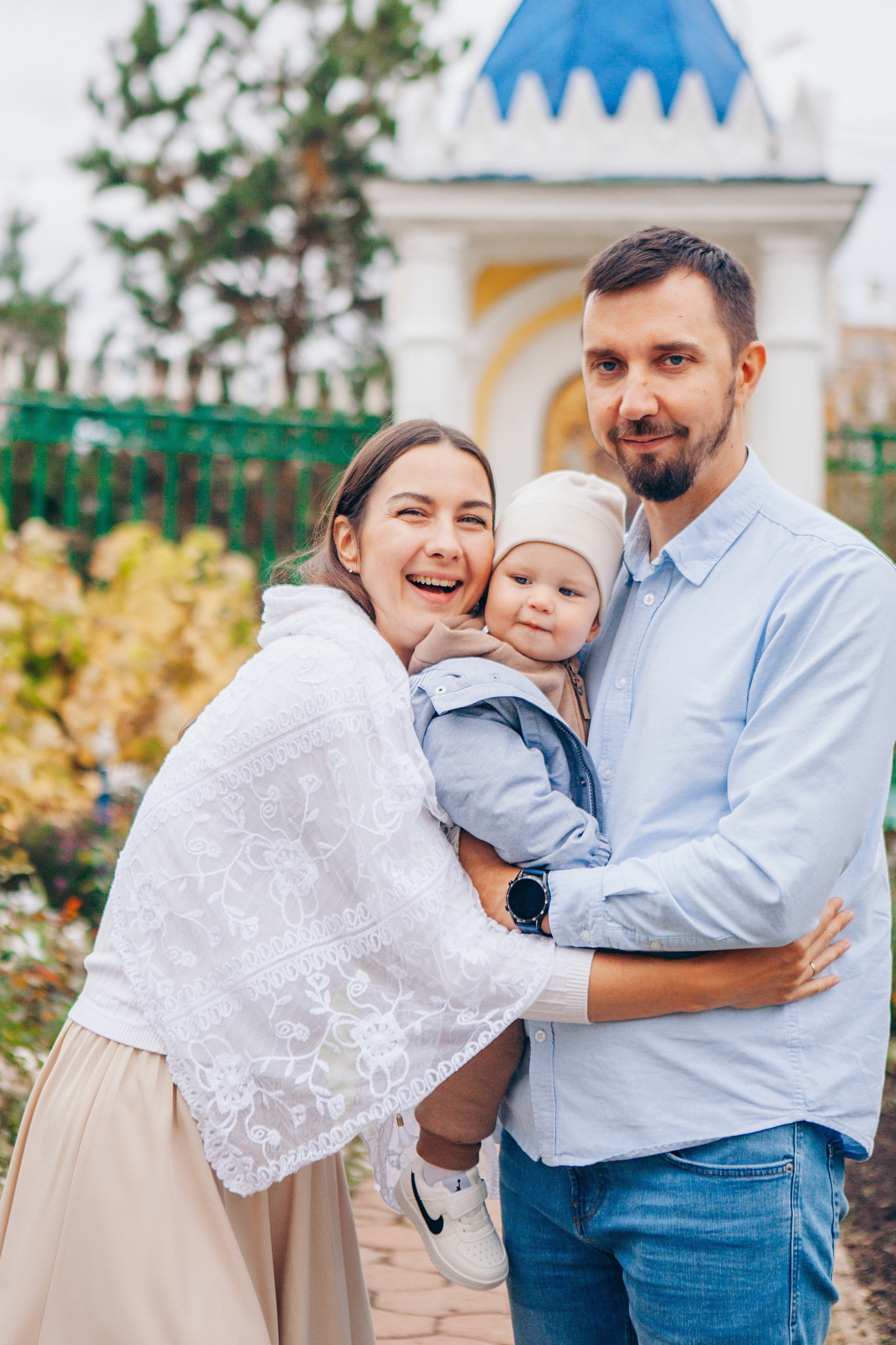 Крещение ребенка в церкви. Фотограф Ольга Ефремова