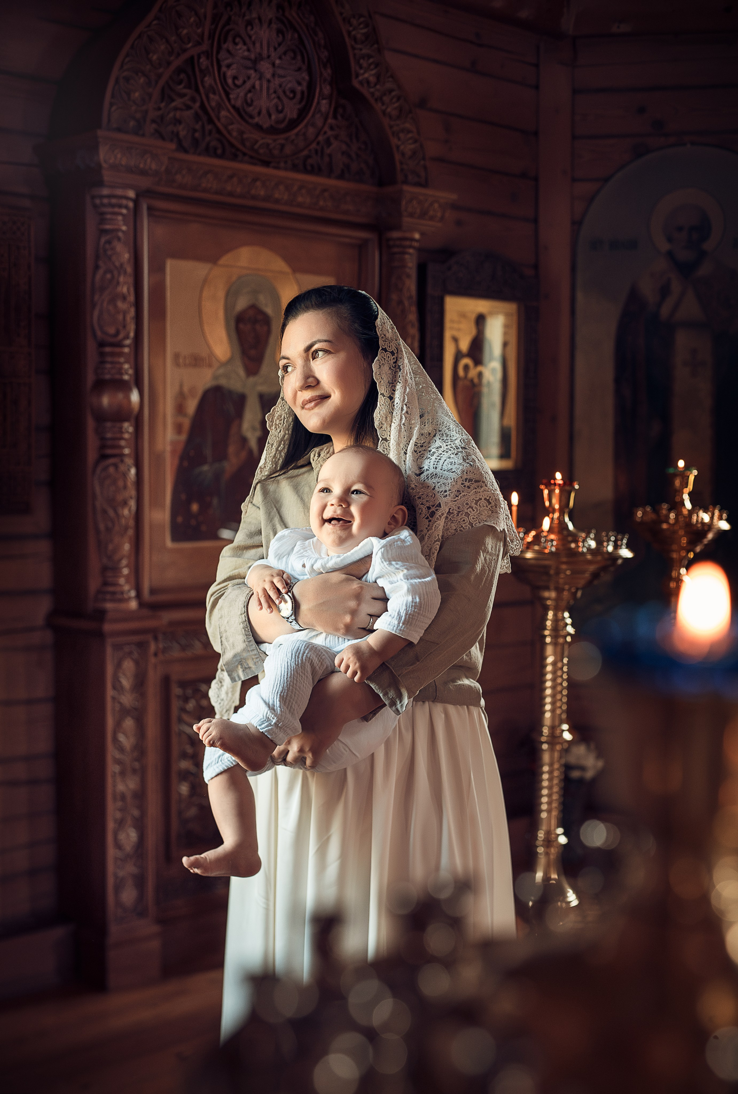 Фотосъемка таинства крещения