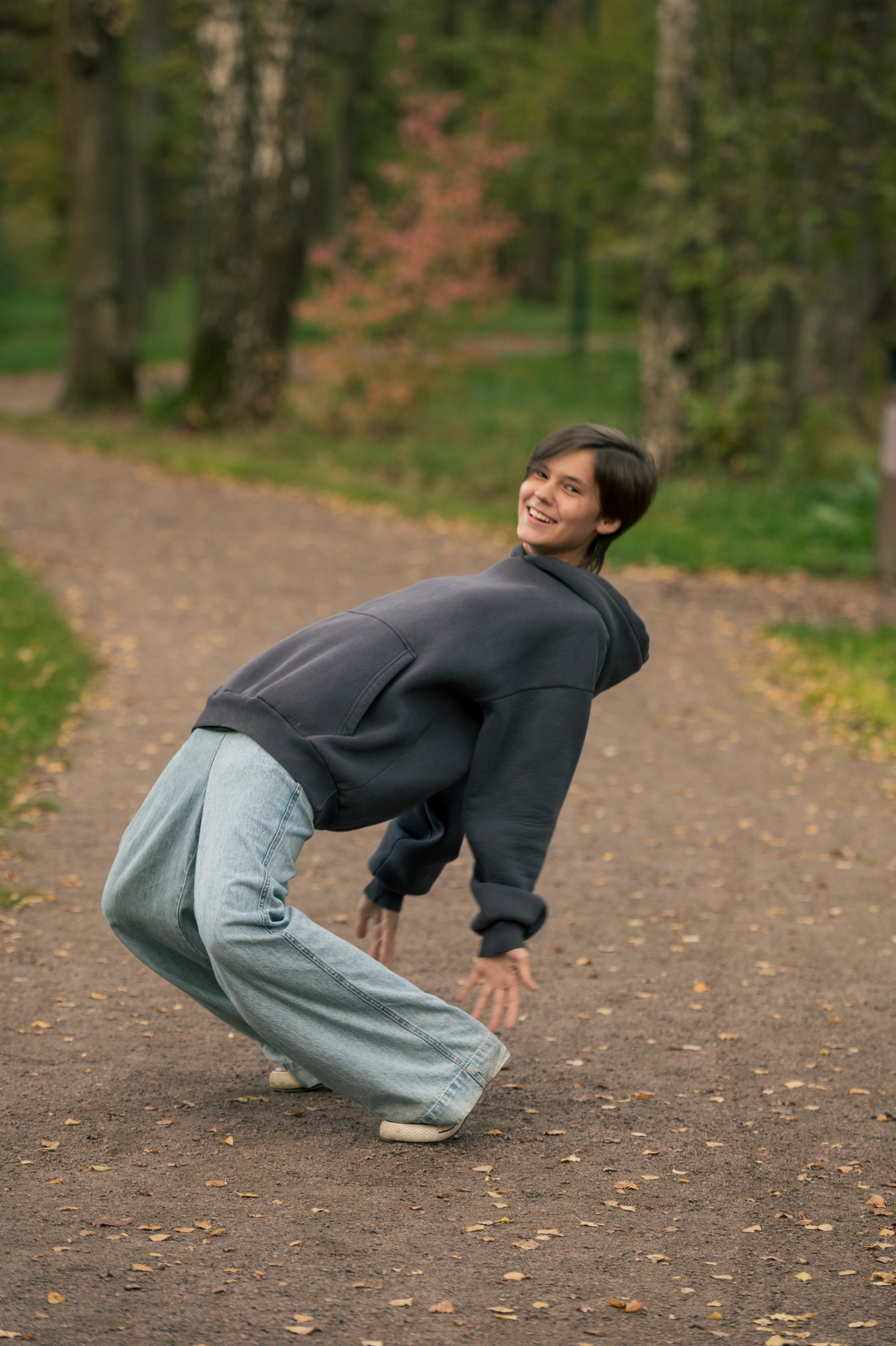 Семейная фотосессия в парке. Школьный фотограф в Москве