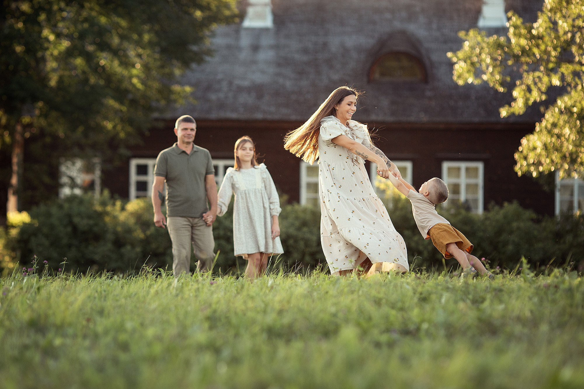 Семейная съемка на природе в разгар лета. Tatyana Nadezhdina Family photographer