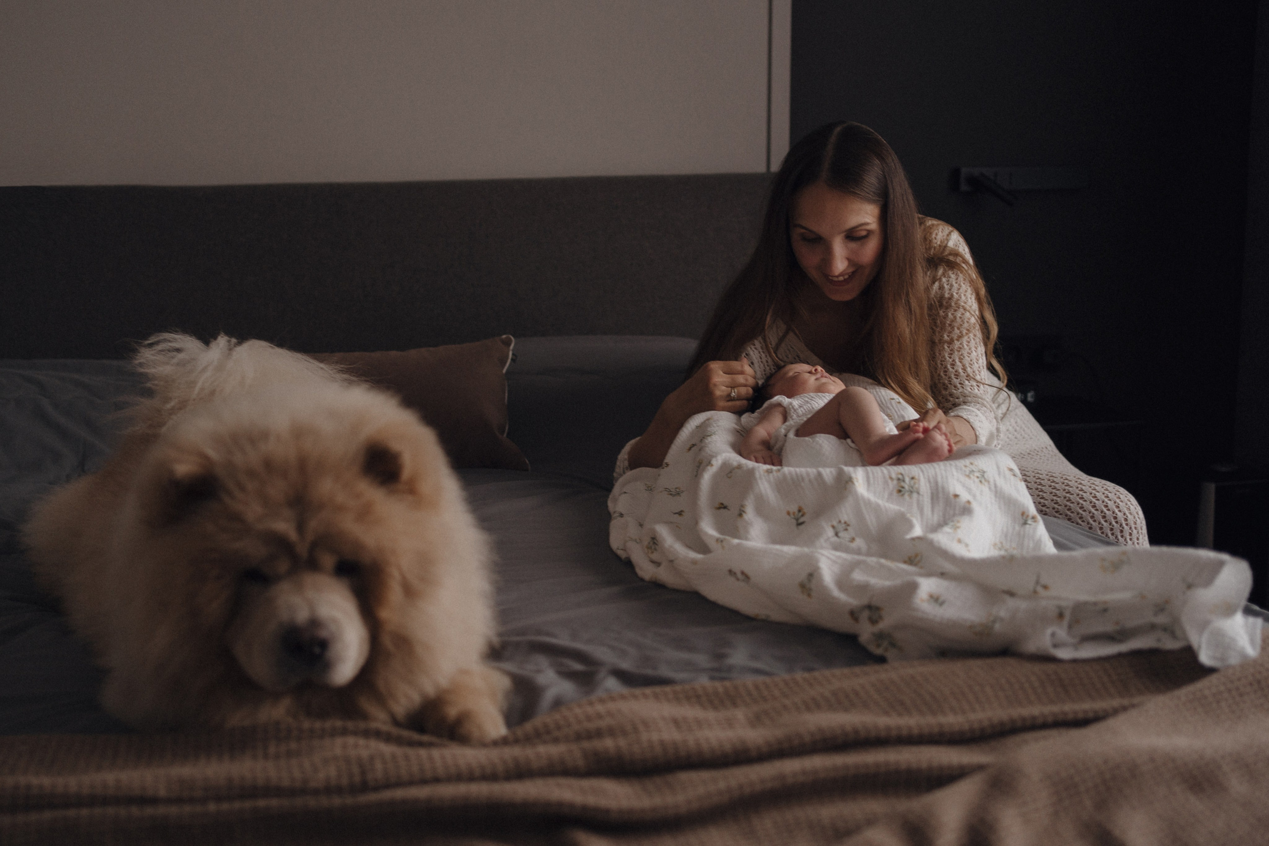 Домашняя фотосессия Эммы (1 месяц). Свадебный фотограф в Краснодаре и Сочи Винидиктова Екатерина