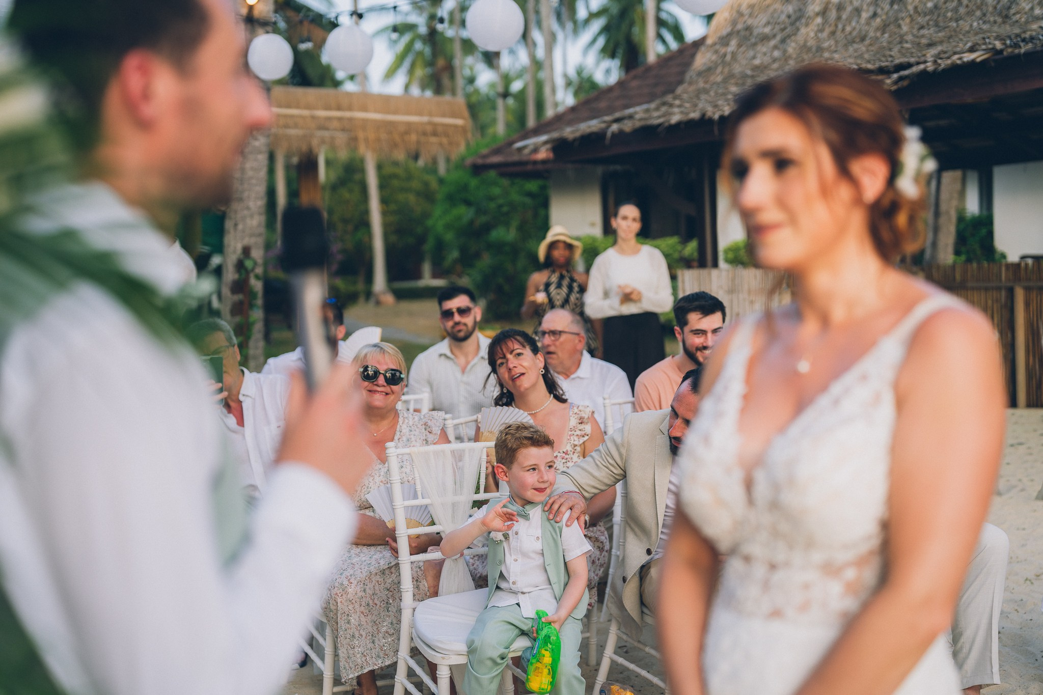Luxury Beach Wedding Reception