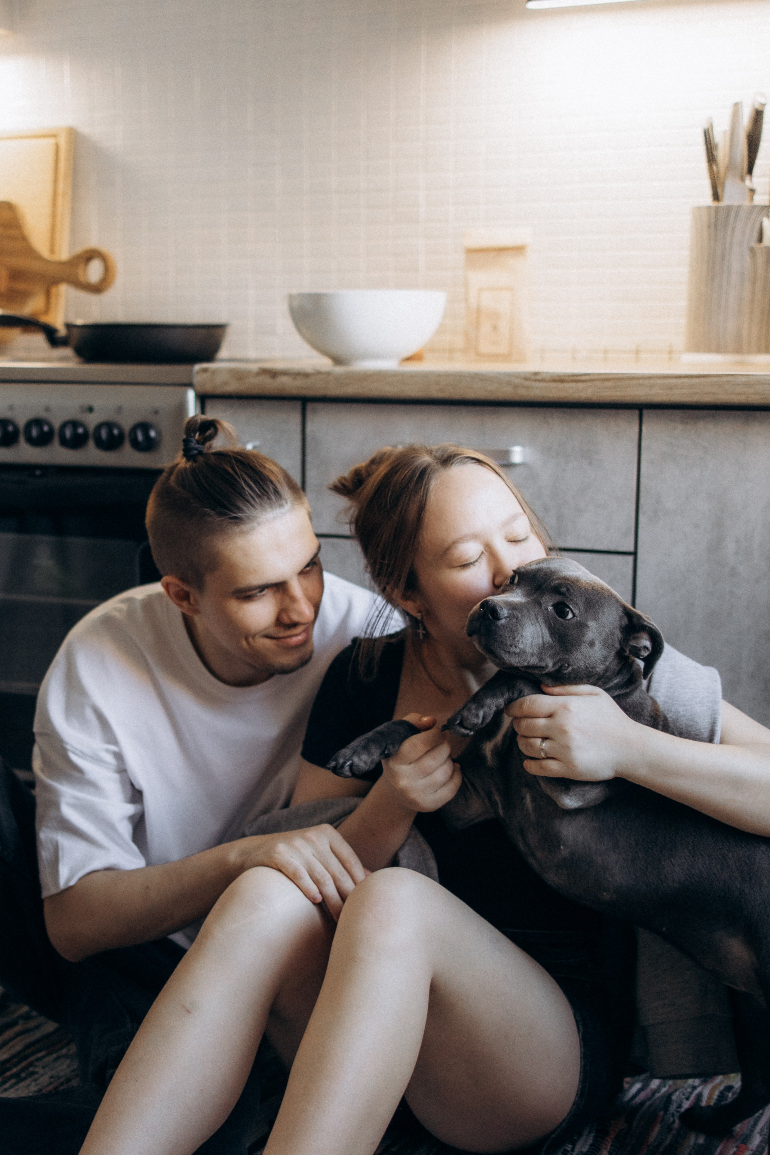 Таня, Егор и Луна. Фотограф анималист в Казани Алина Сулейманова. Фотограф животных