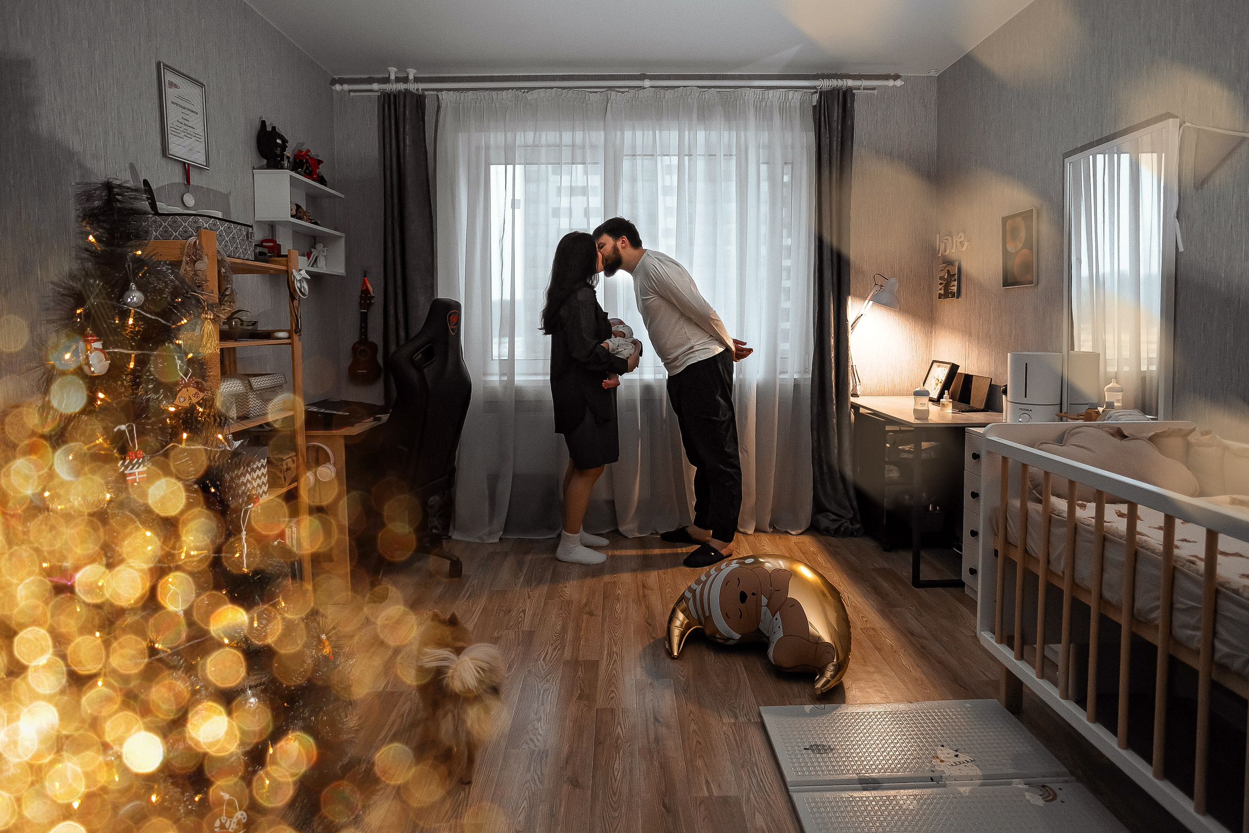 Тихим зимним вечером