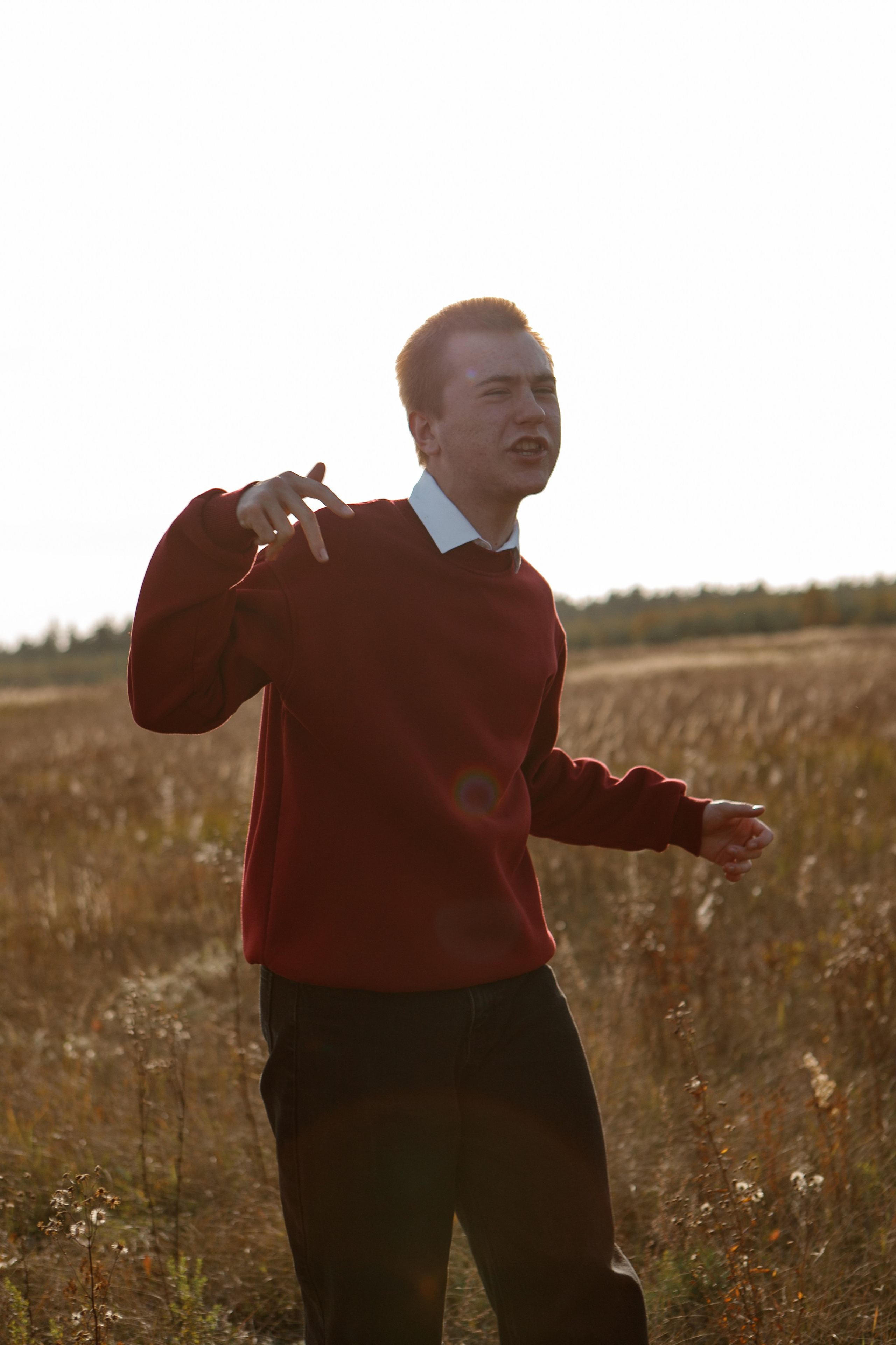 Backstage. Съемка клипа в поле. Фотограф Анастасия Кулешова