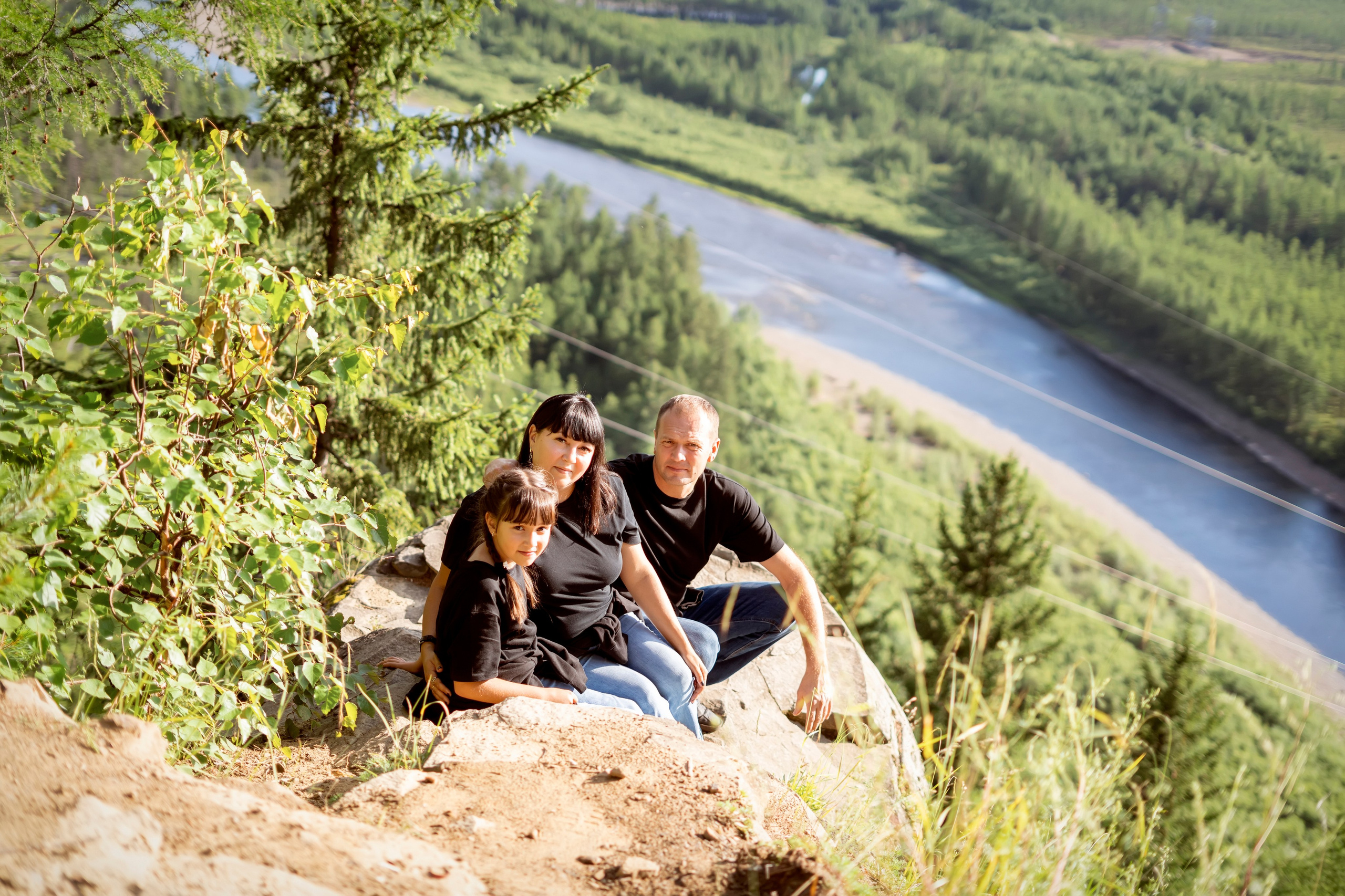Летняя прогулка на АЯМовской скале. Семейный и детский фотограф в Хабаровске Анна Гриневич