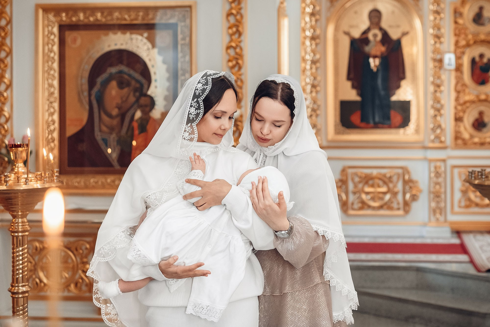 Таинство Крещения (постановочная съемка). Moscow_CPC