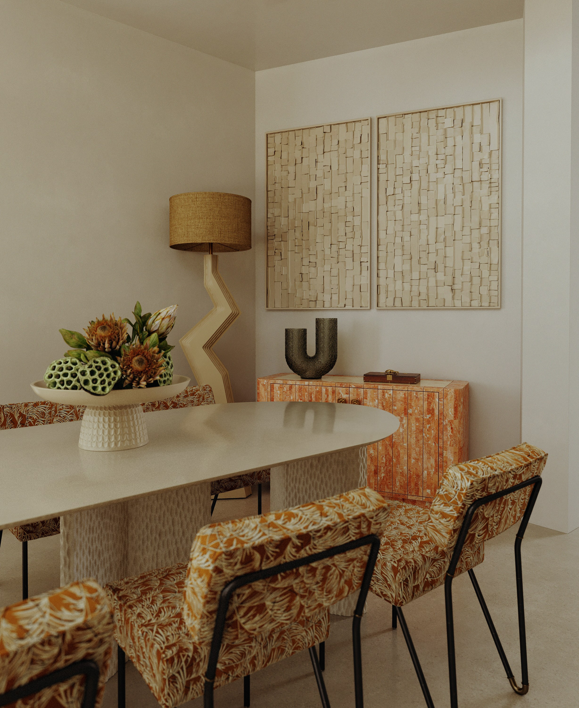 ГОСТИНАЯ В ВИЛЛЕ В ДУБАЕ. 3D визуализация дизайна интерьера. 3D interior design visualizer