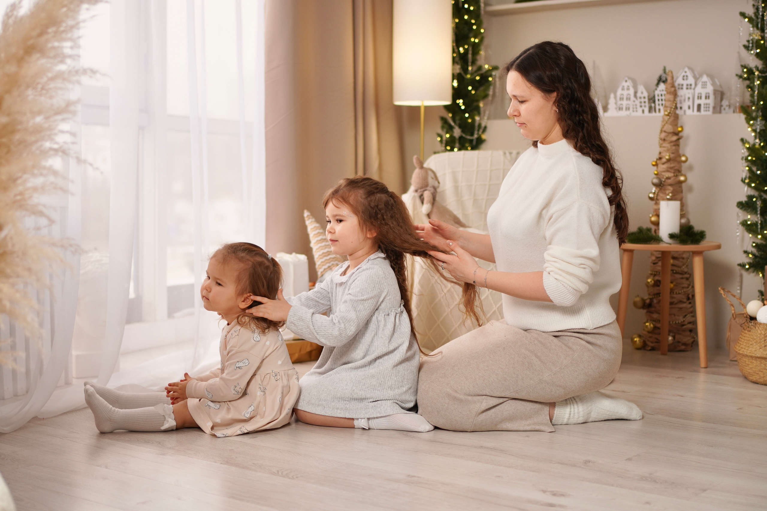 Мама с доченьками. Семейный фотограф в Зеленограде