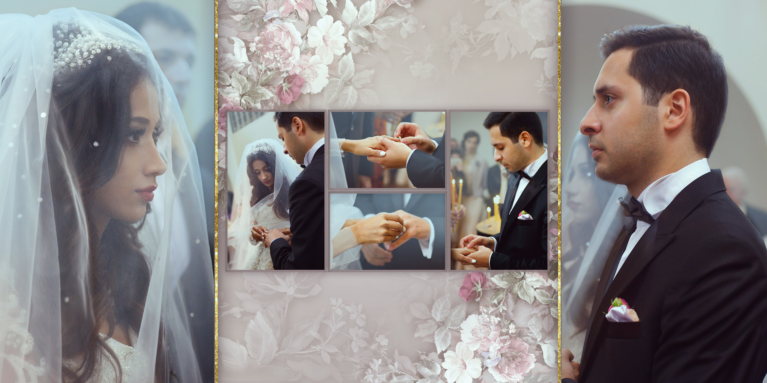 Свадебная фотокнига. Фотограф Кирсанова Наталия. Фотохудожник Наталия Кирсанова