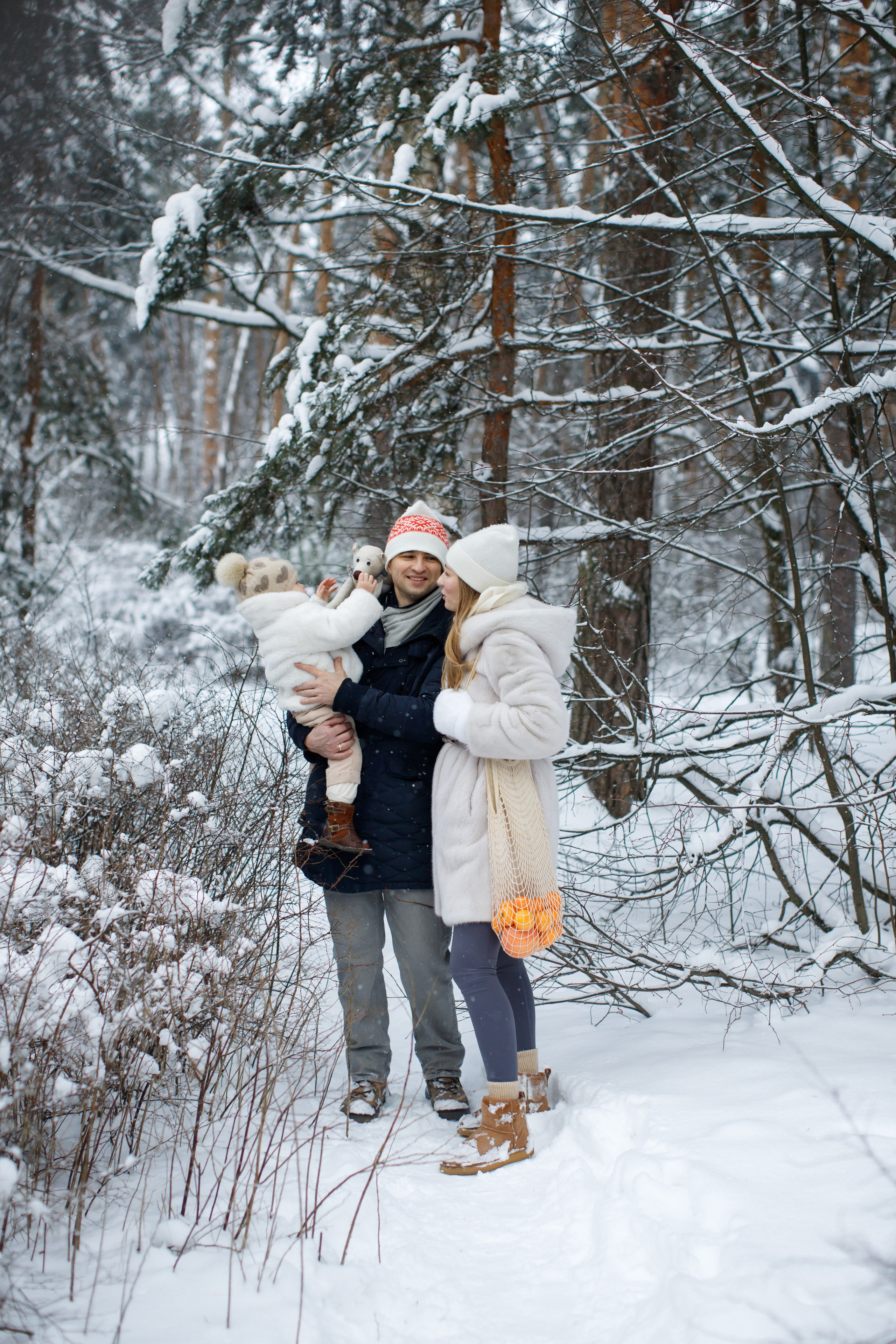 Зимние объятия. Детский и семейный фотограф Мария Киселёва. Москва