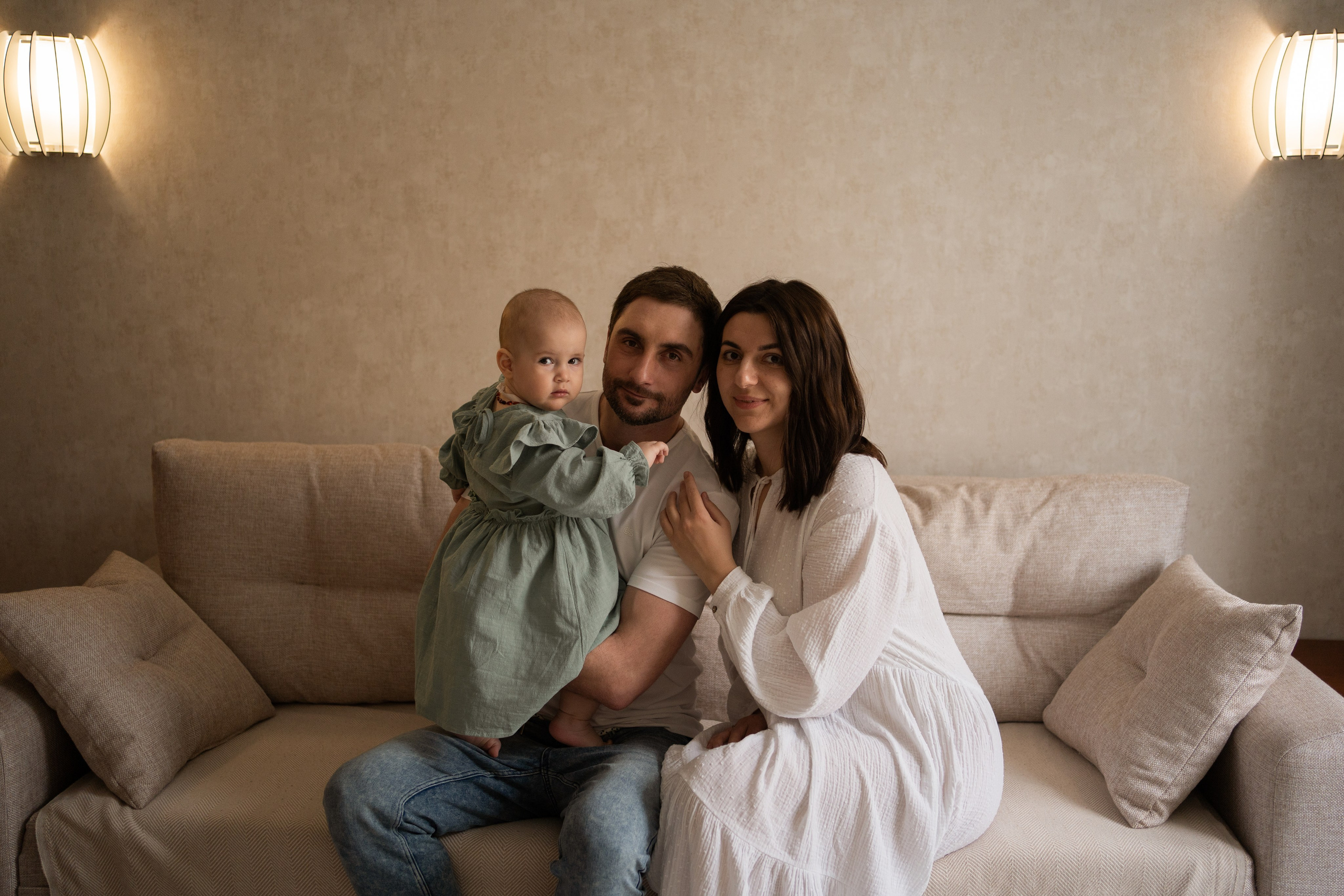 Домашняя фотосессия. Годик Еве. Фотограф грудного вскармливания в Москве Екатерина