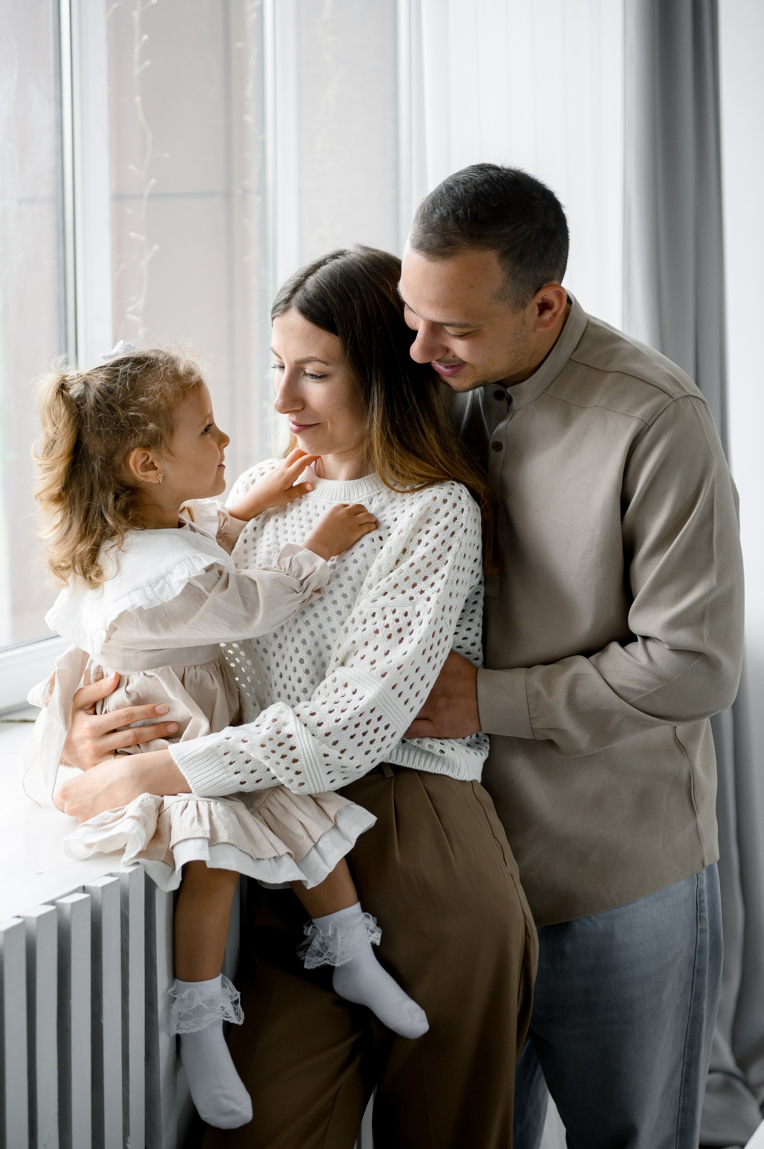 Очаровательная Ева с родителями. Свадебный и семейный фотограф в Ставрополе Роман Иванов