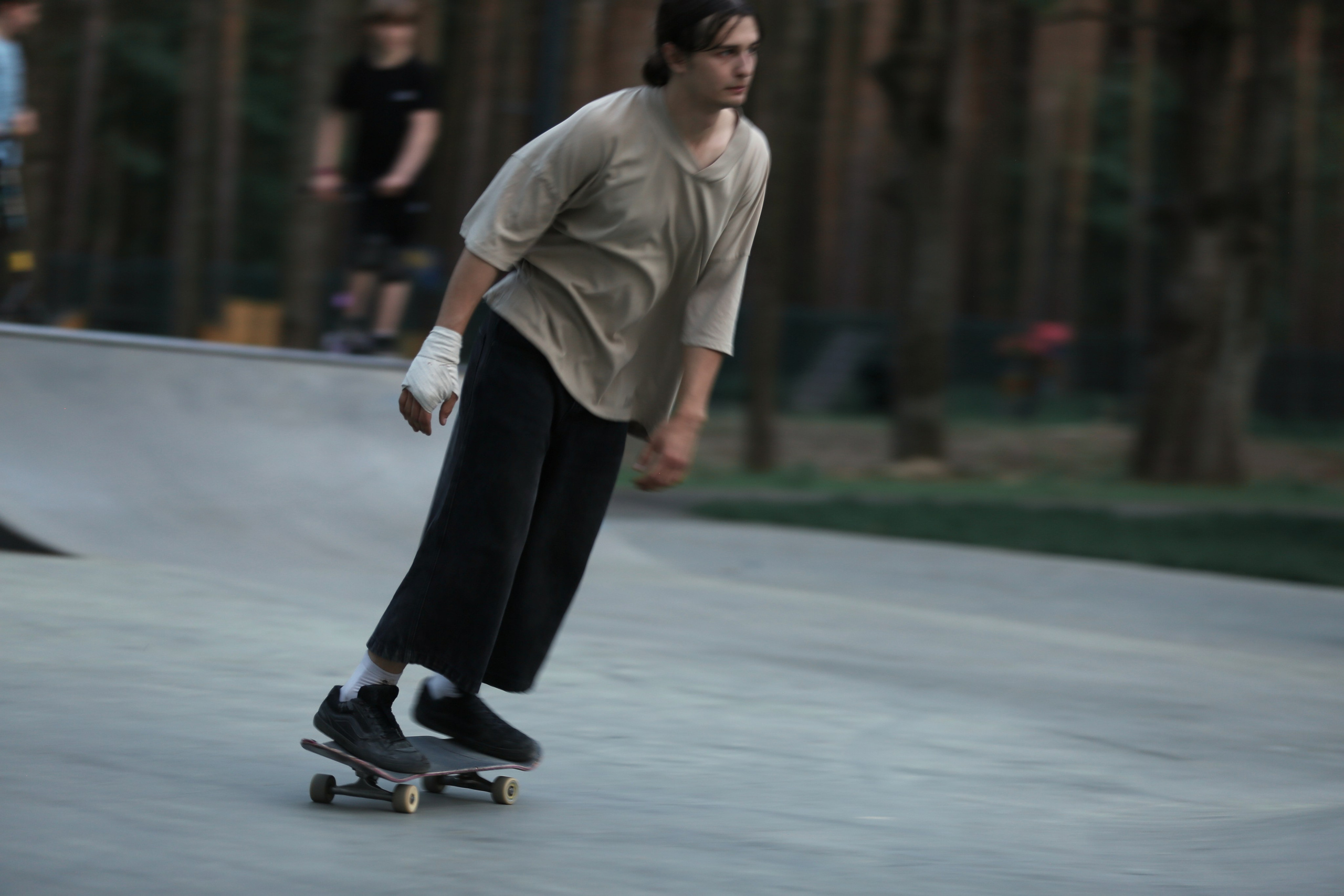 Blue hour in a skatepark. Фотограф Антонина Гудкова
