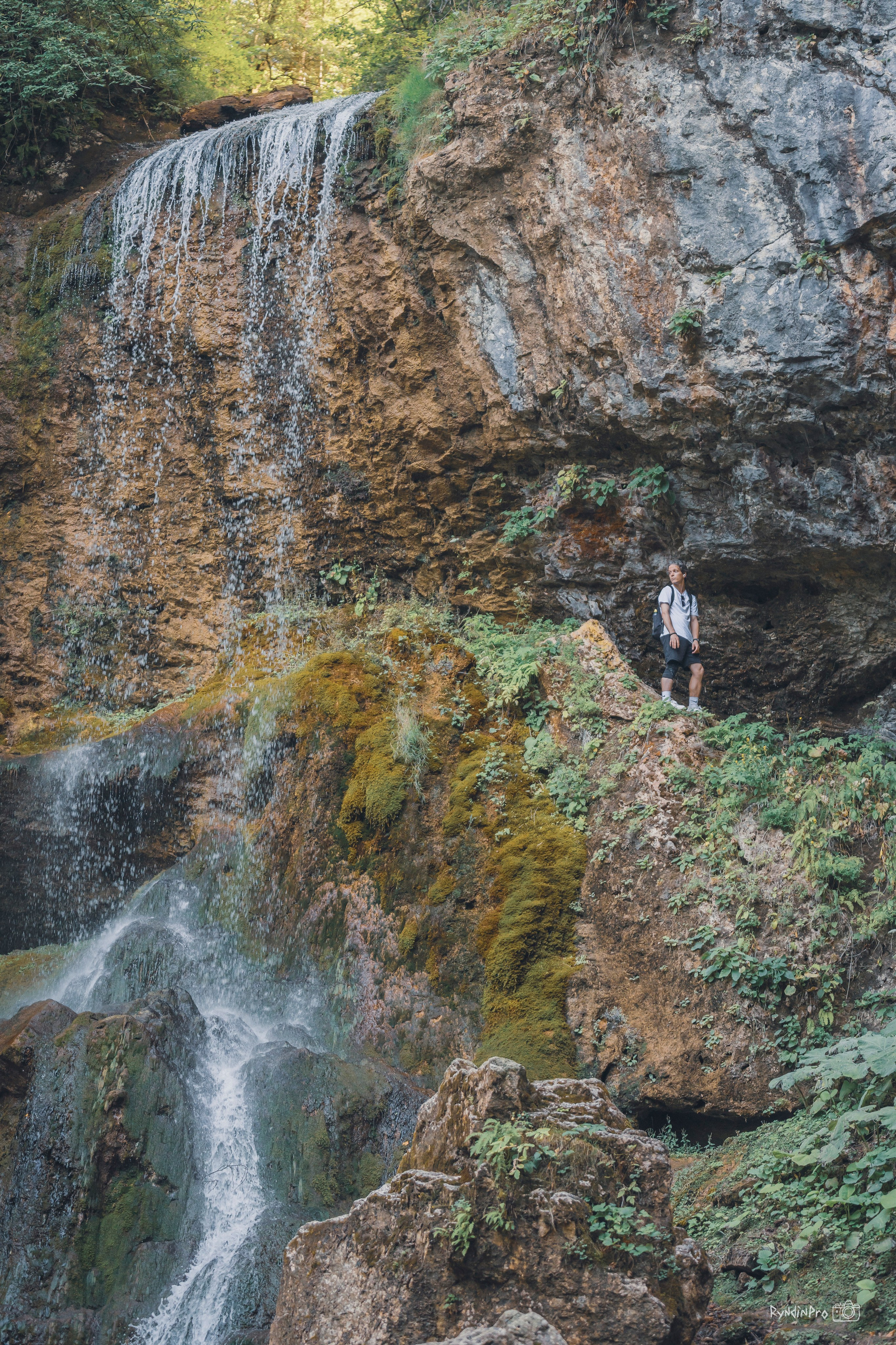 Поход на Орлиную полку + Университетский водопад с командой Мадьяр 15.08.24. Репортажный фотограф в Краснодаре Рындин Дмитрий