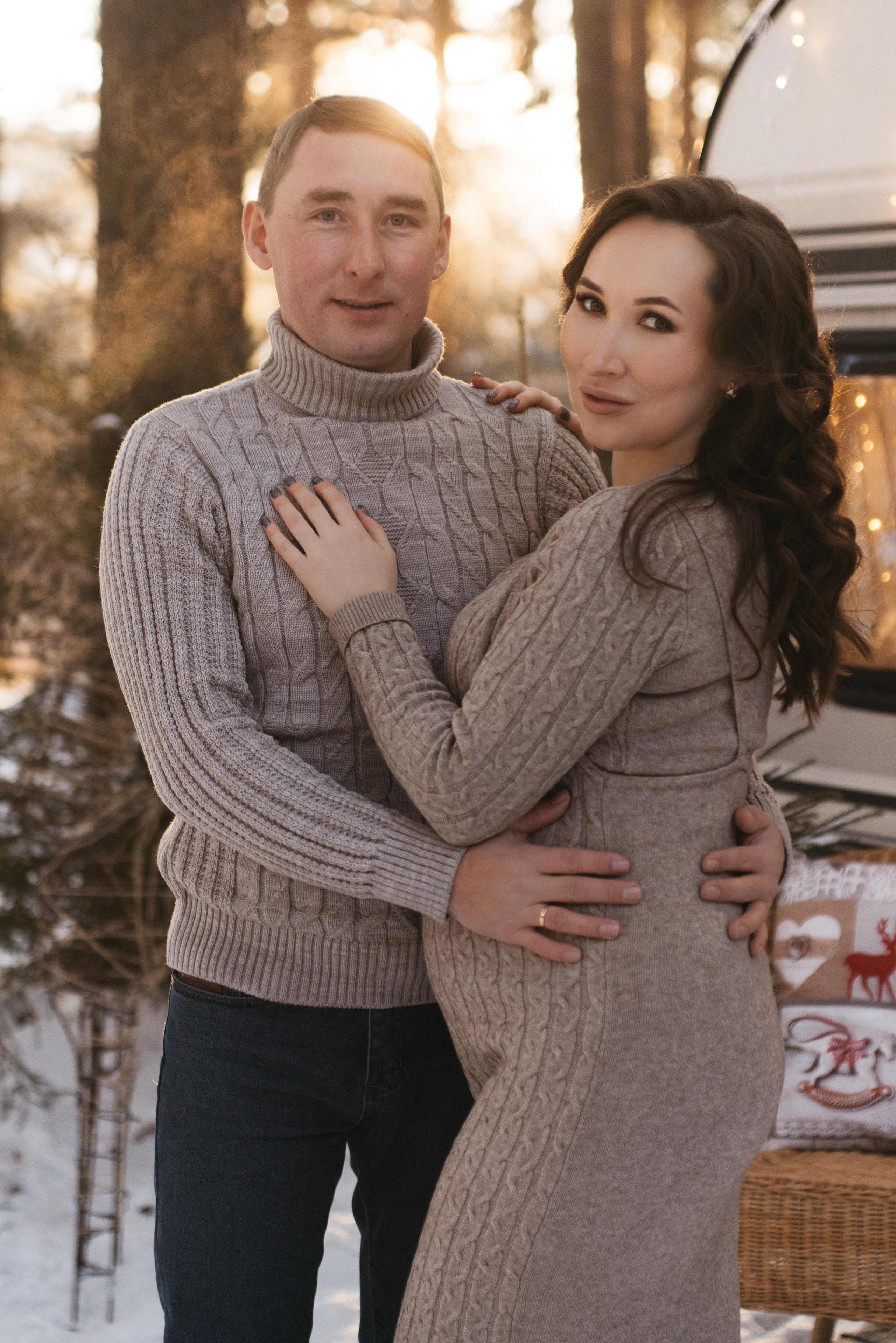 Зимой в трейлере. Свадебный фотограф Ижевск Петр Шишков