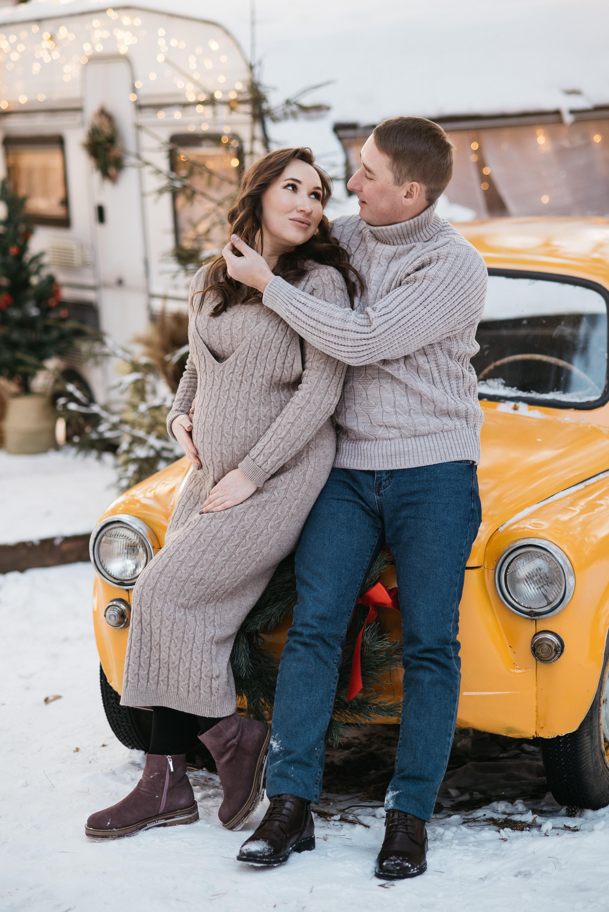 Зимой в трейлере. Свадебный фотограф Ижевск Петр Шишков