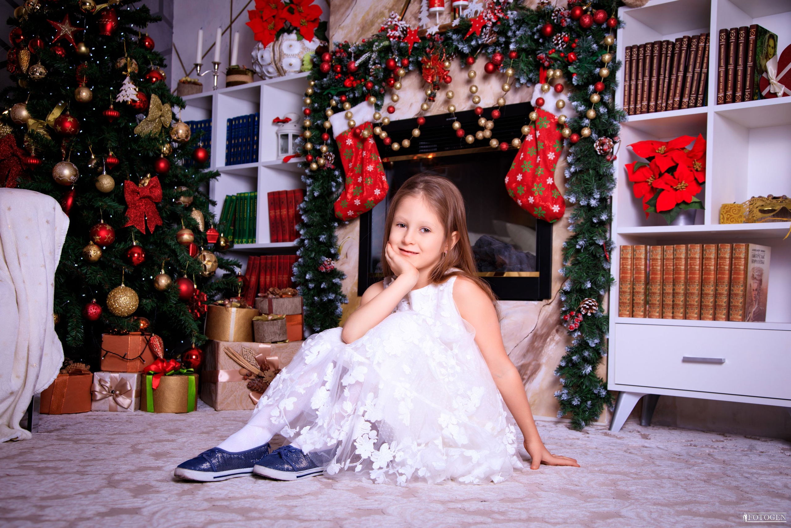 Портфолио новогодние фотосессии для детей в Краснодаре. Интерьерная фотостудия FOTOGEN г. Краснодар