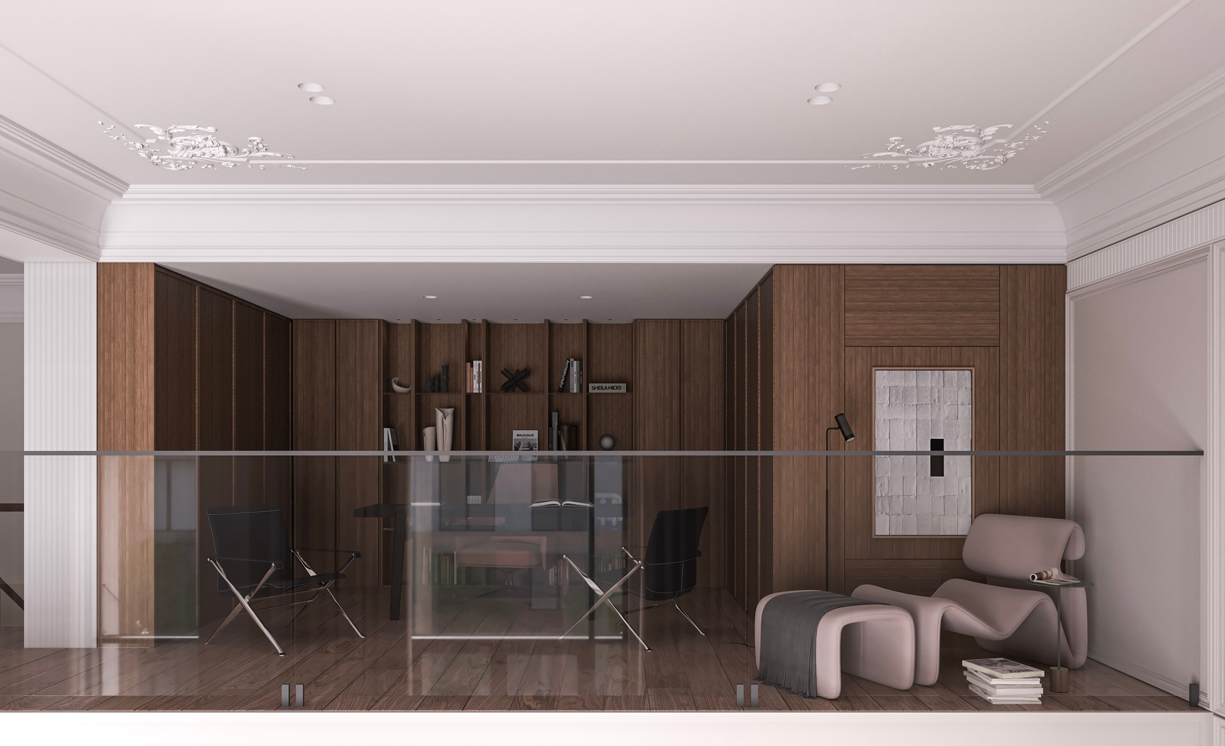 Apartment in Imperial Club, Saint Petersburg. Cg artist Shchapov Dmitry