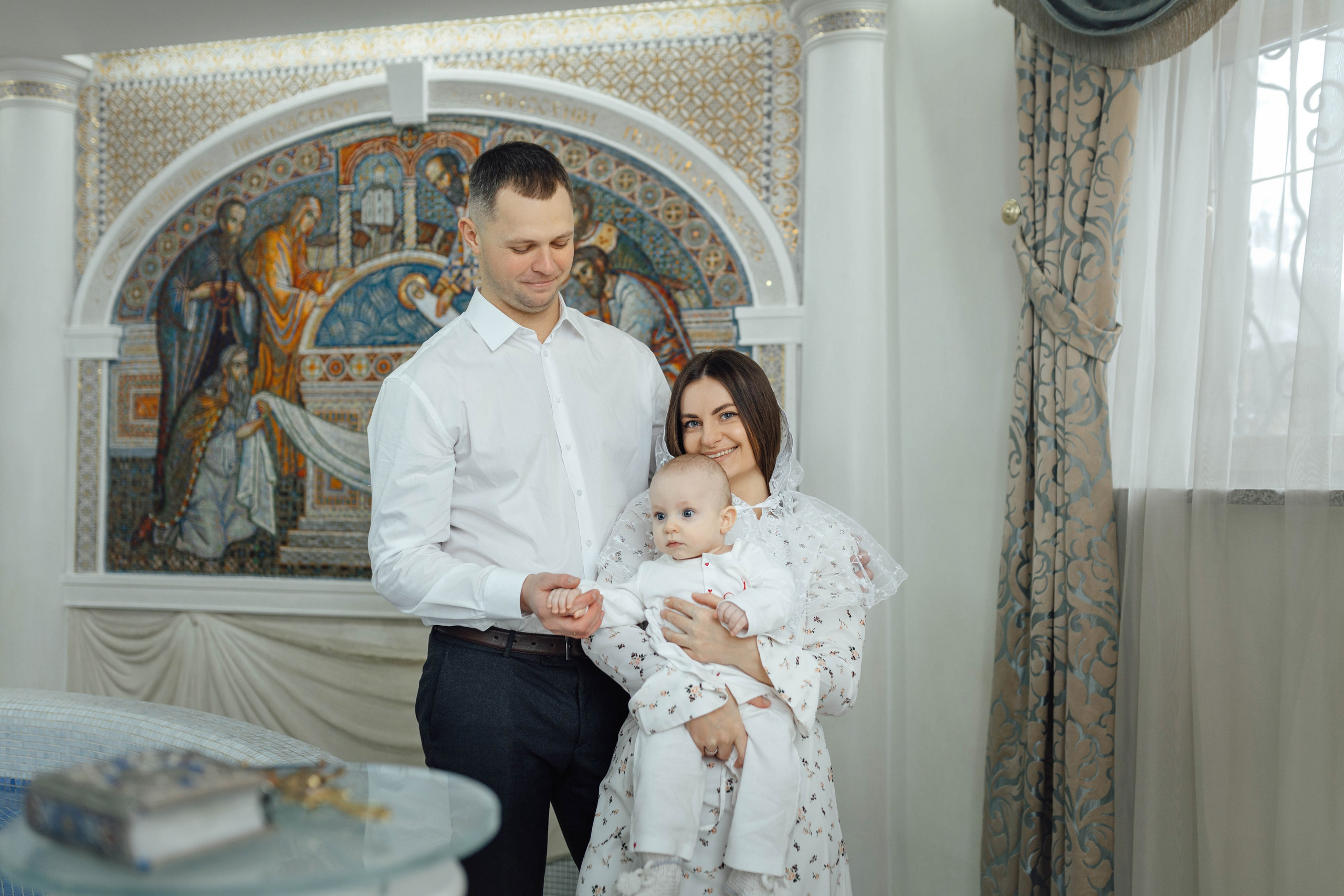 Крещение Матвея, храм Святой Троицы, декабрь 2025