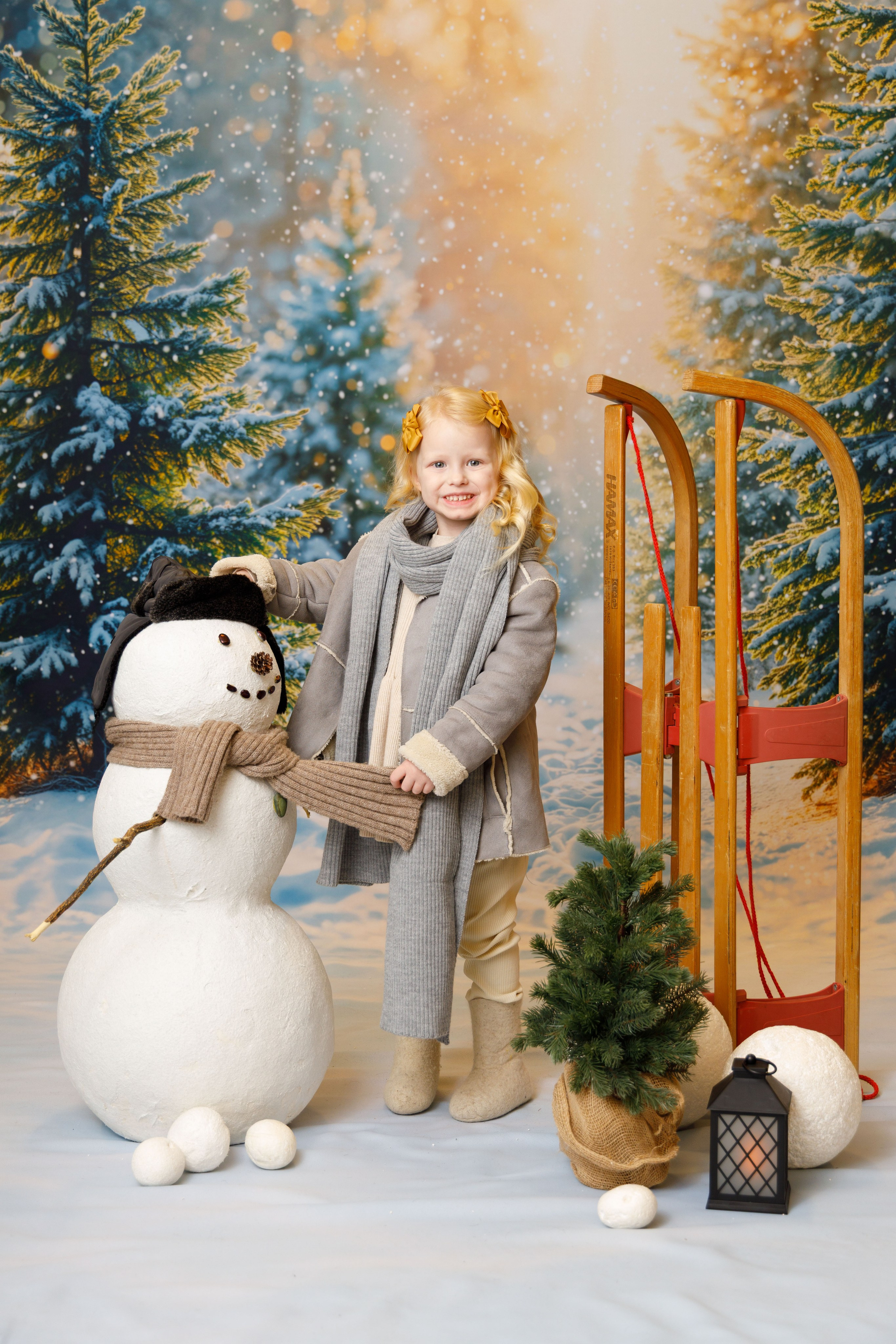 Зимний лес. Детская фотостудия Москва