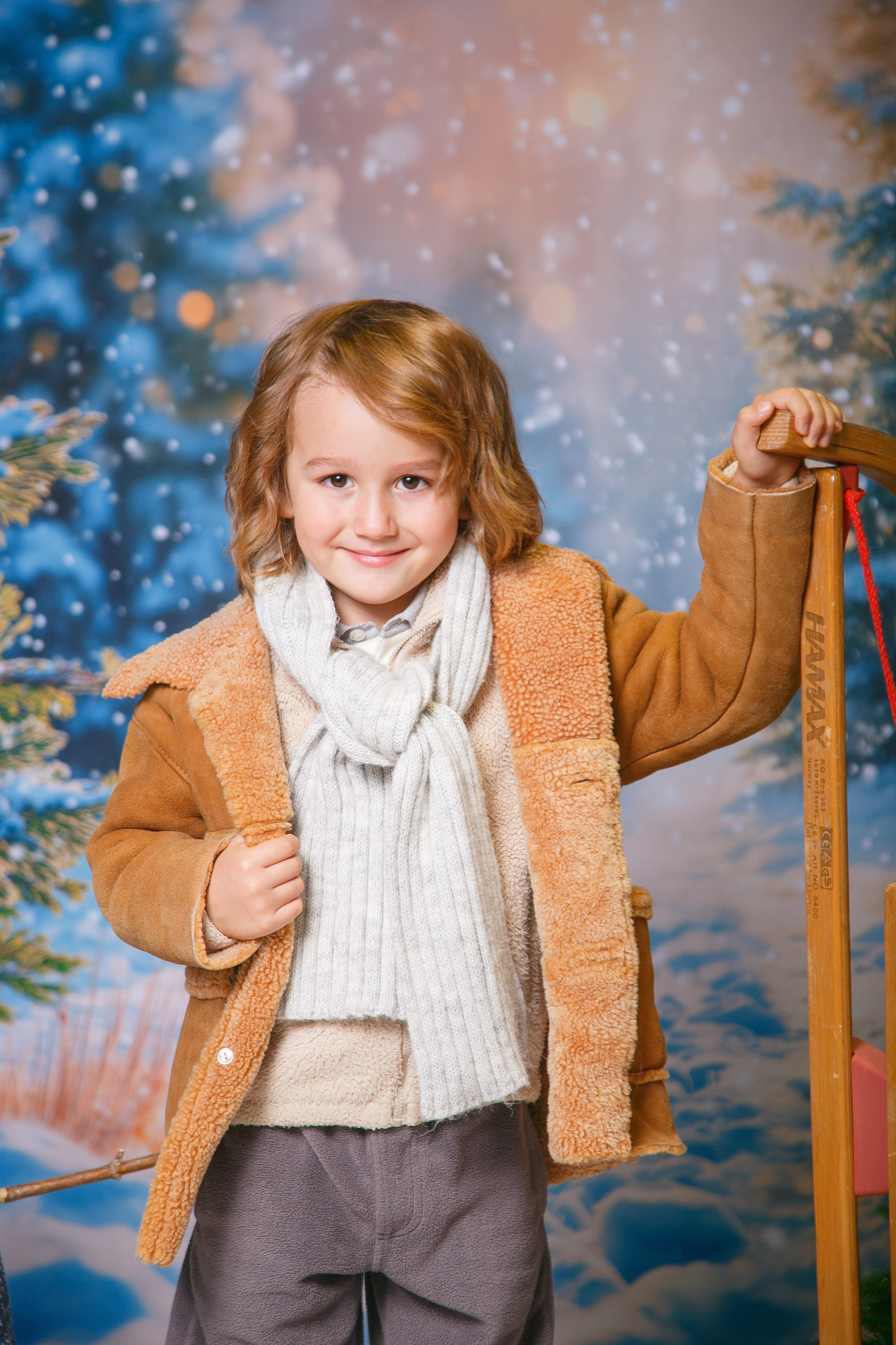 Зимний лес. Детская фотостудия Москва