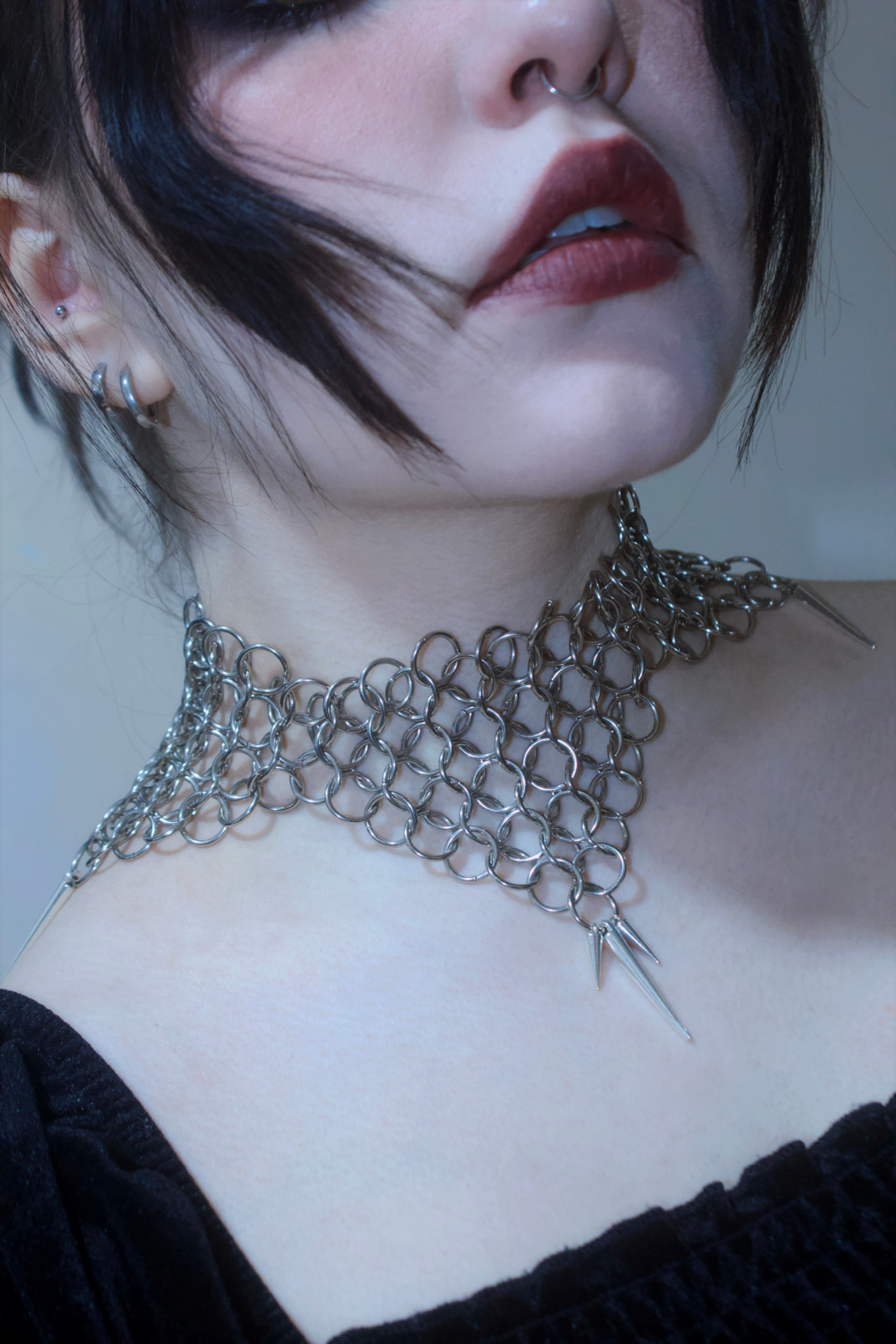 Чокеры из кольчуги. Украшения из кольчуги в Москве Соня Спросонья