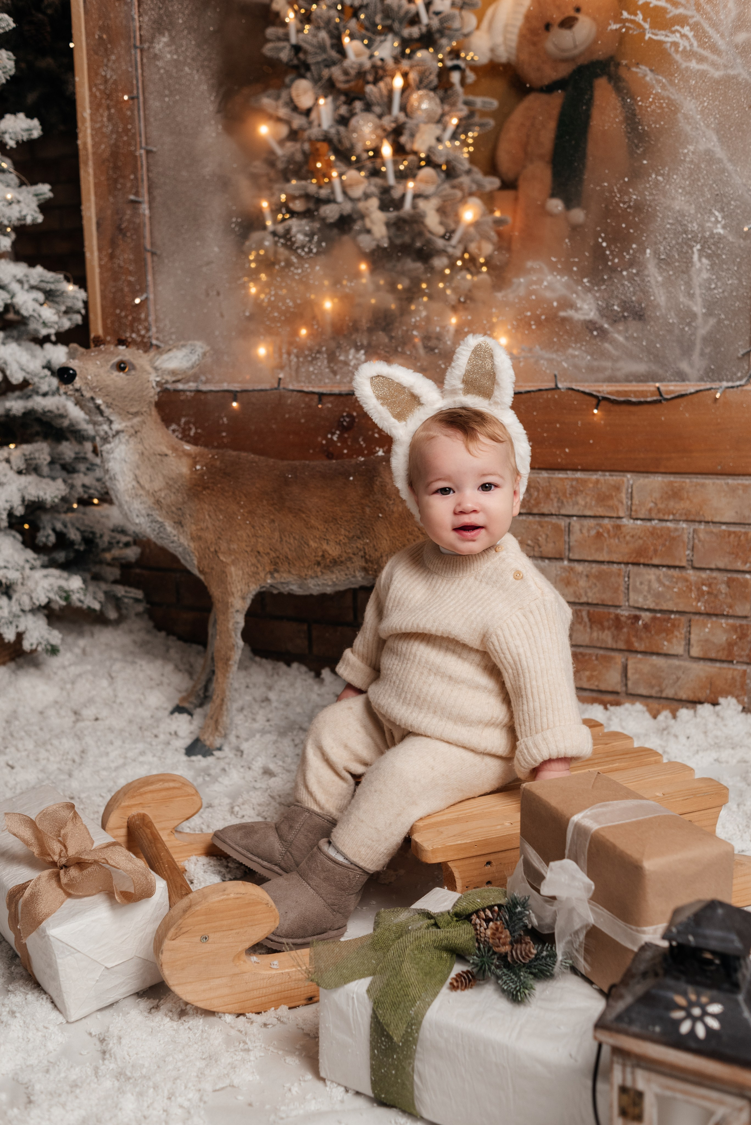 Даяна в новогодней сказке. Семейный и женский фотограф в Новосибирске