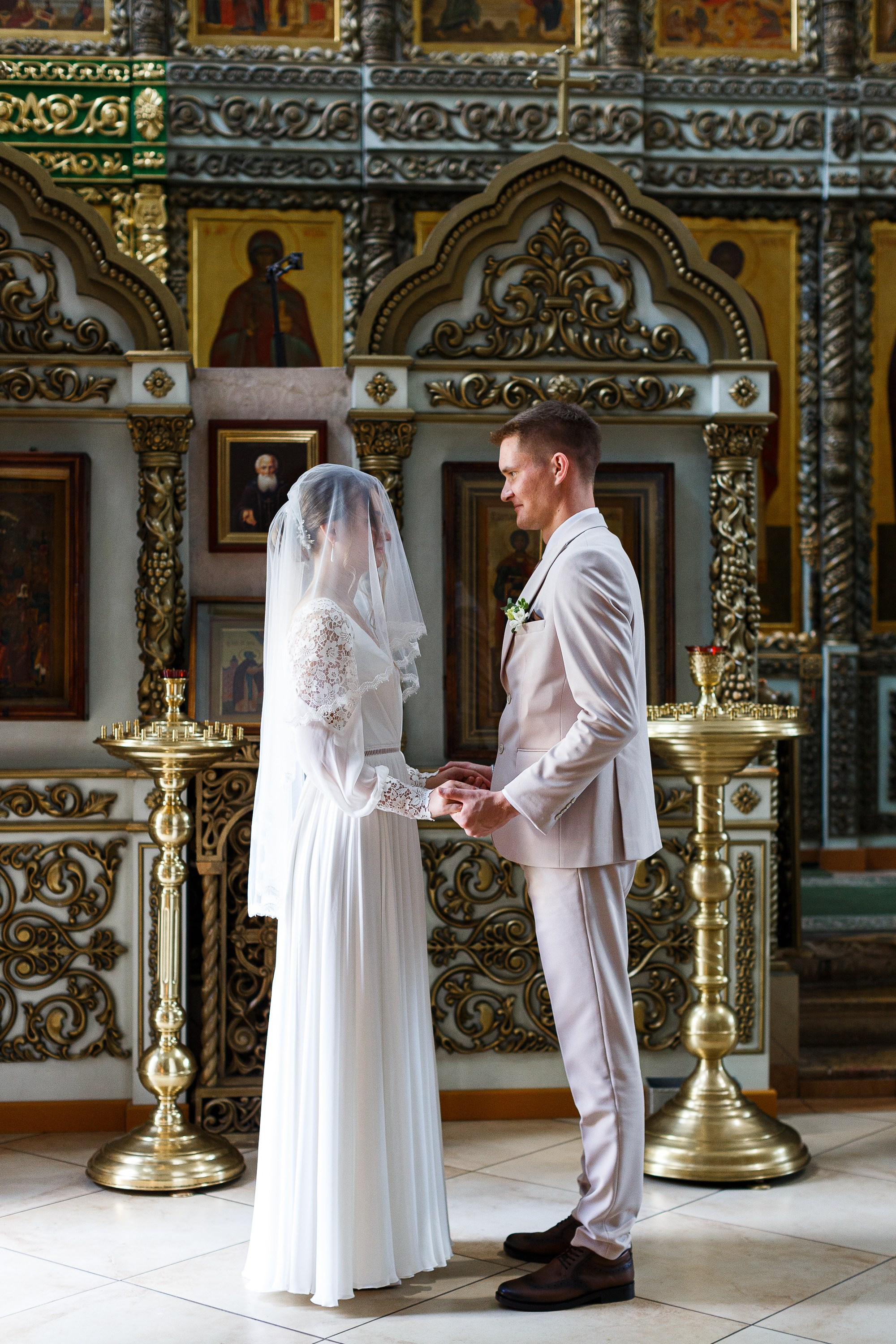 Венчание в храме Живоначальной Троицы на Шаболовке